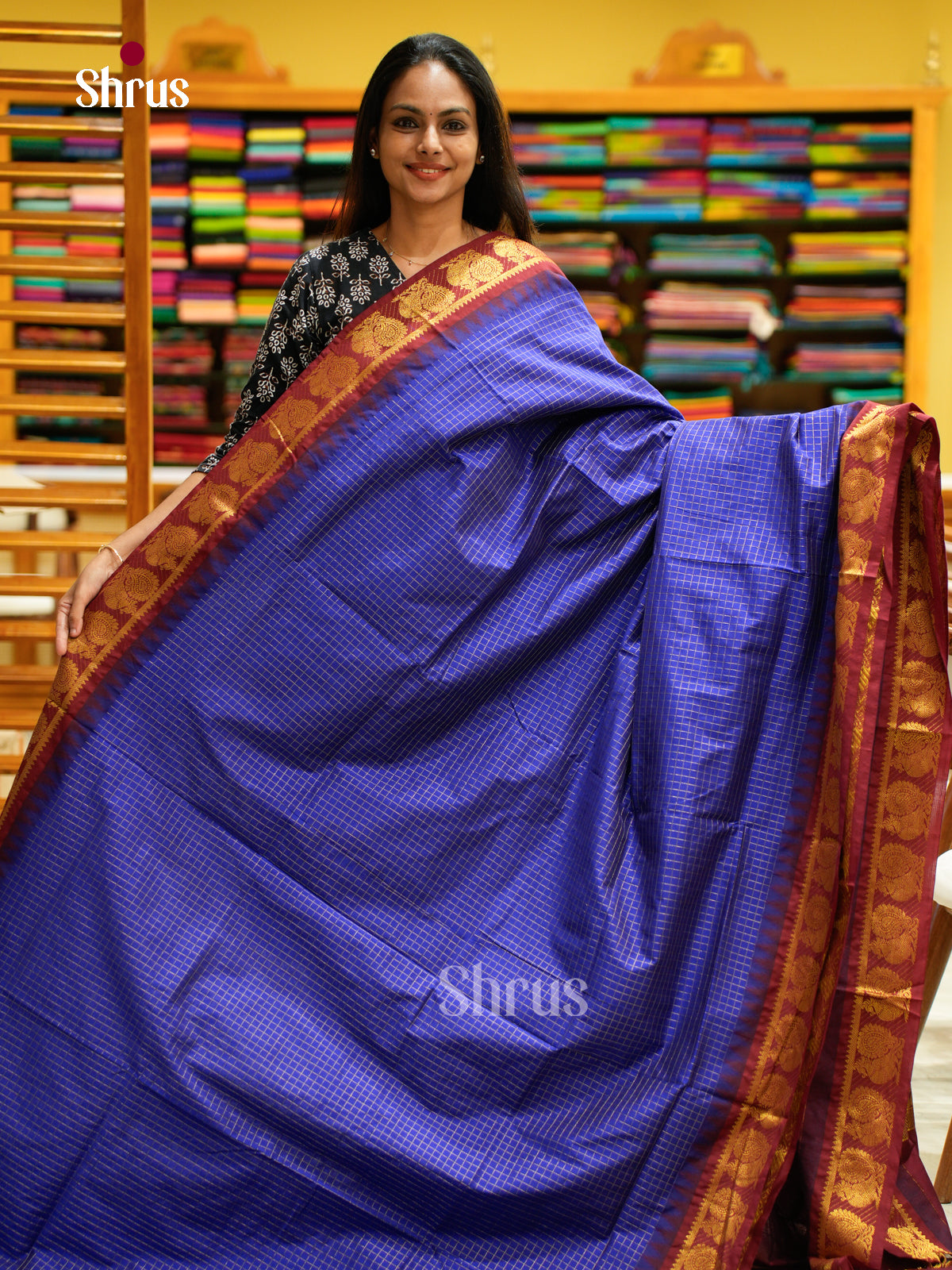 Kalyani Cotton Saree - EES26131 - Shop on Shrus.com