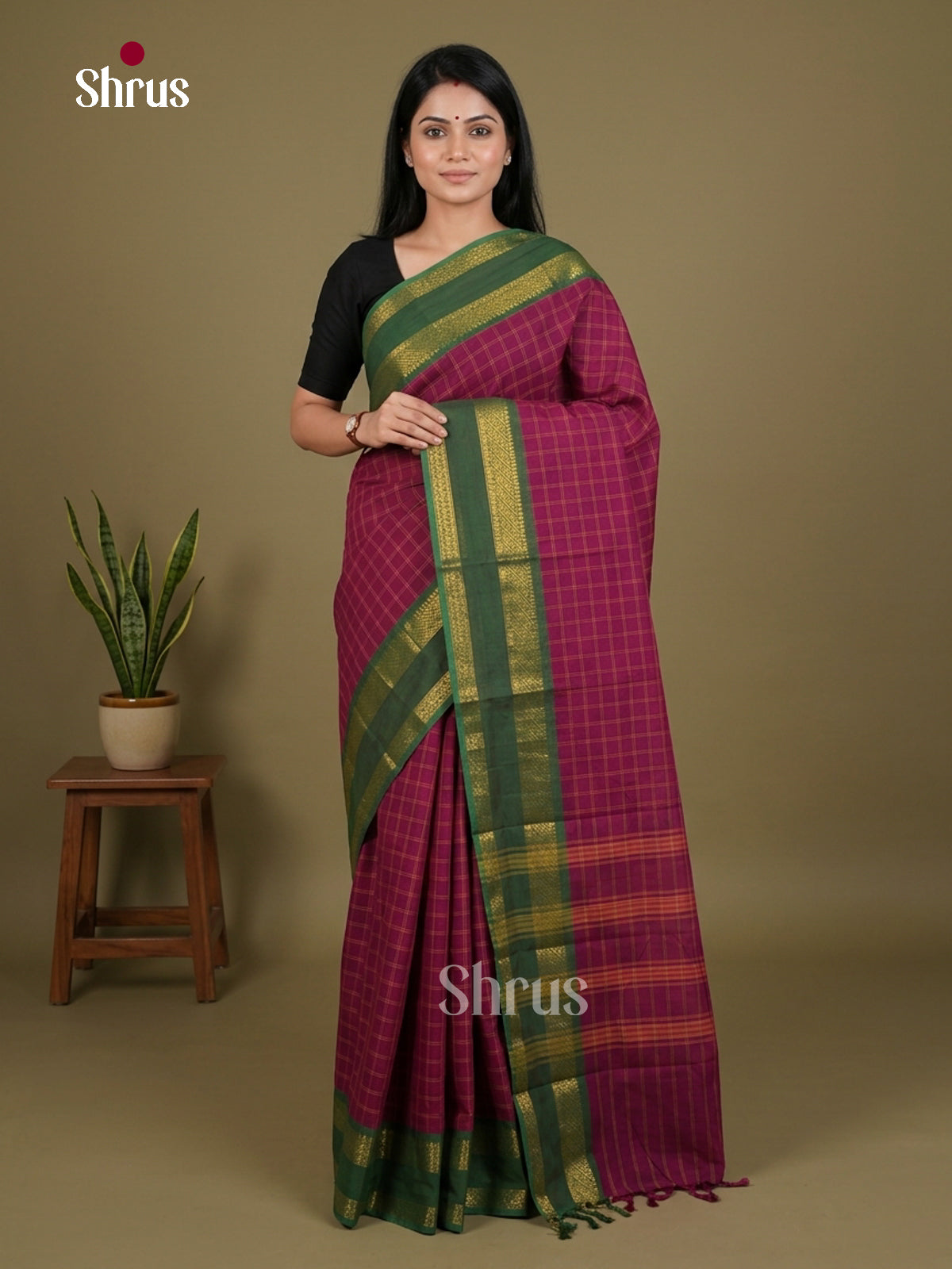 Chettinad Cotton Saree - EES26145