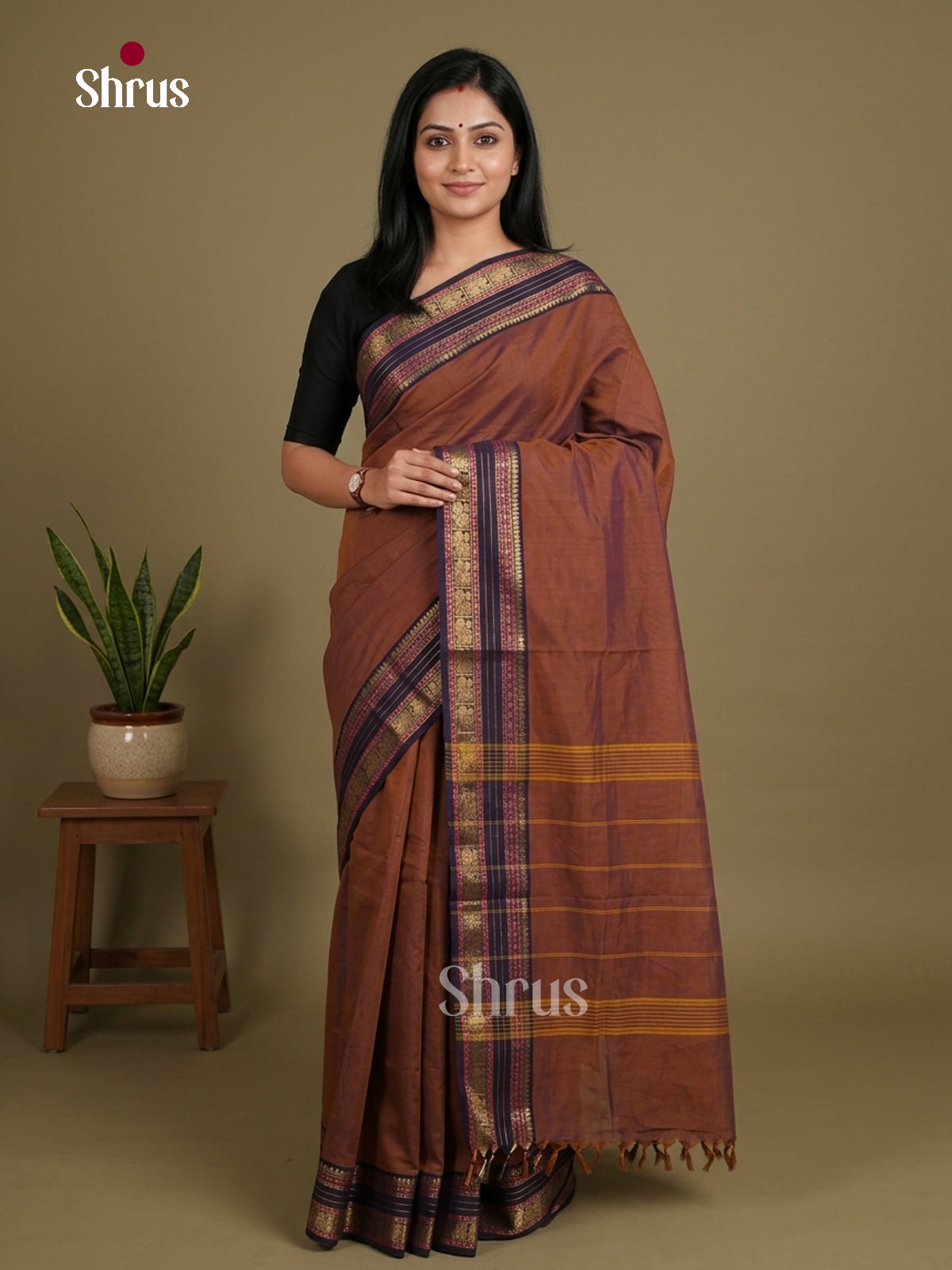 Chettinad Cotton Saree - EES26181