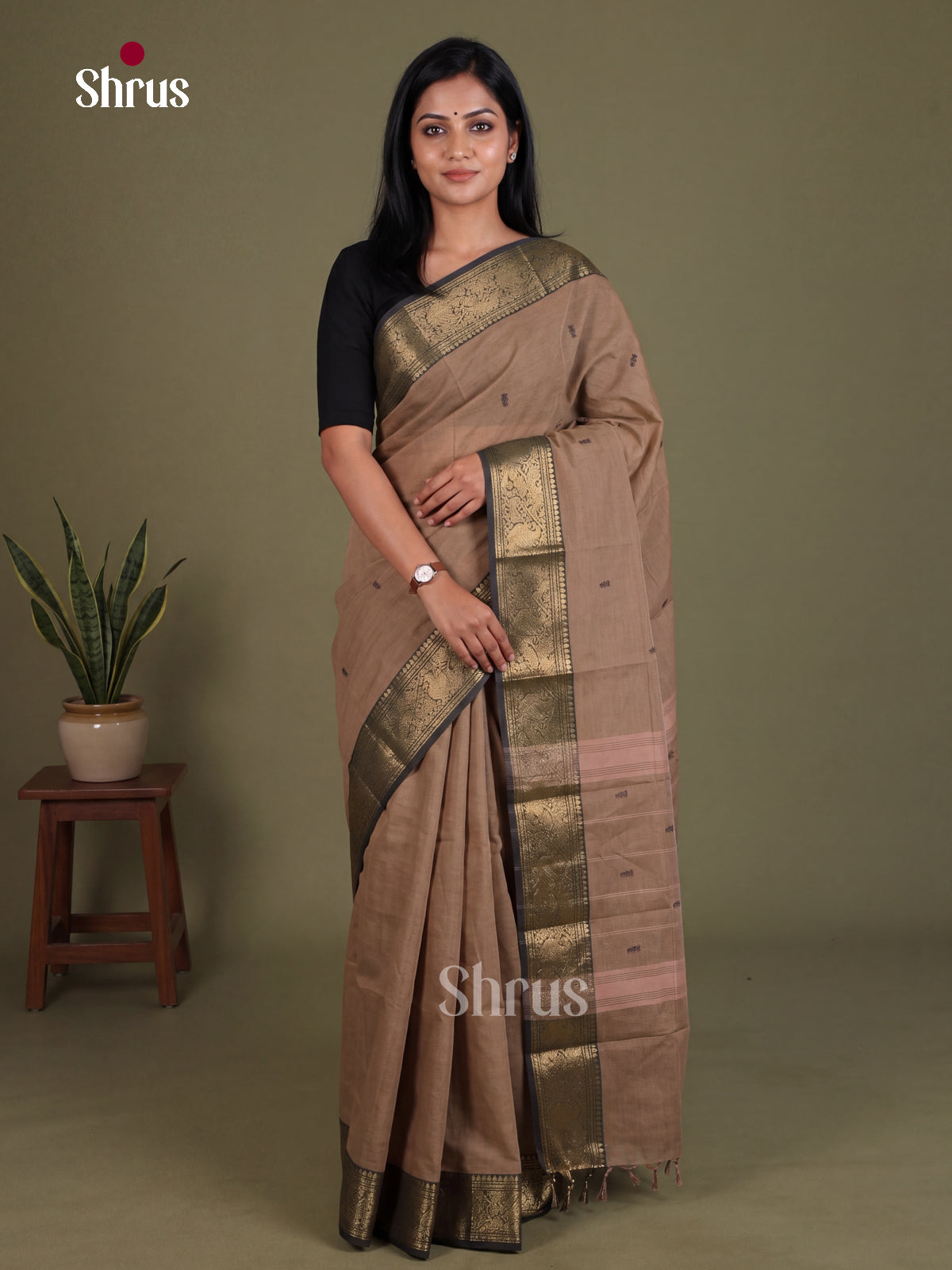 Chettinad Cotton Saree - EES26187