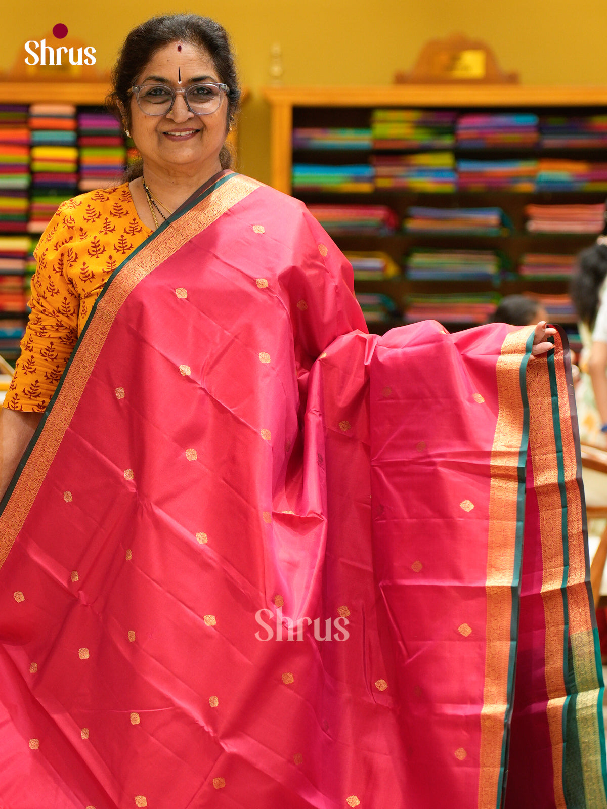 Kanchipuram silk Saree - EES27105 - Shop on Shrus.com