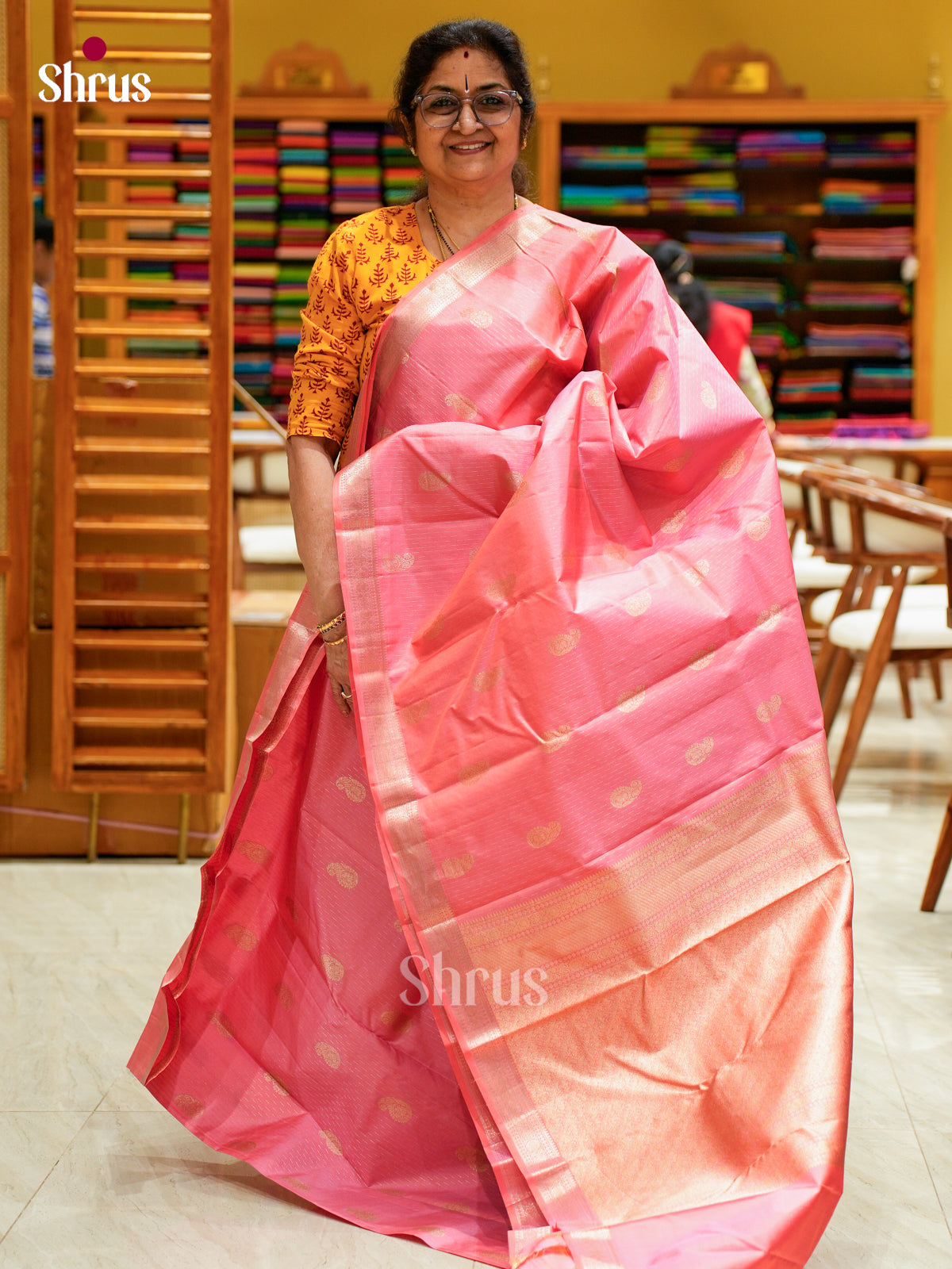 Kanchipuram silk Saree - EES27111 - Shop on Shrus.com