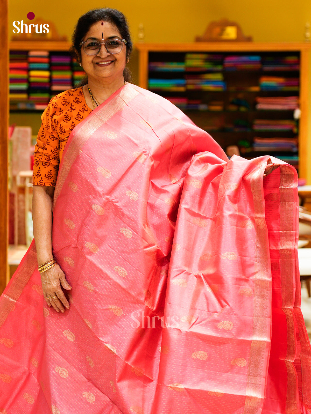 Kanchipuram silk Saree - EES27111 - Shop on Shrus.com