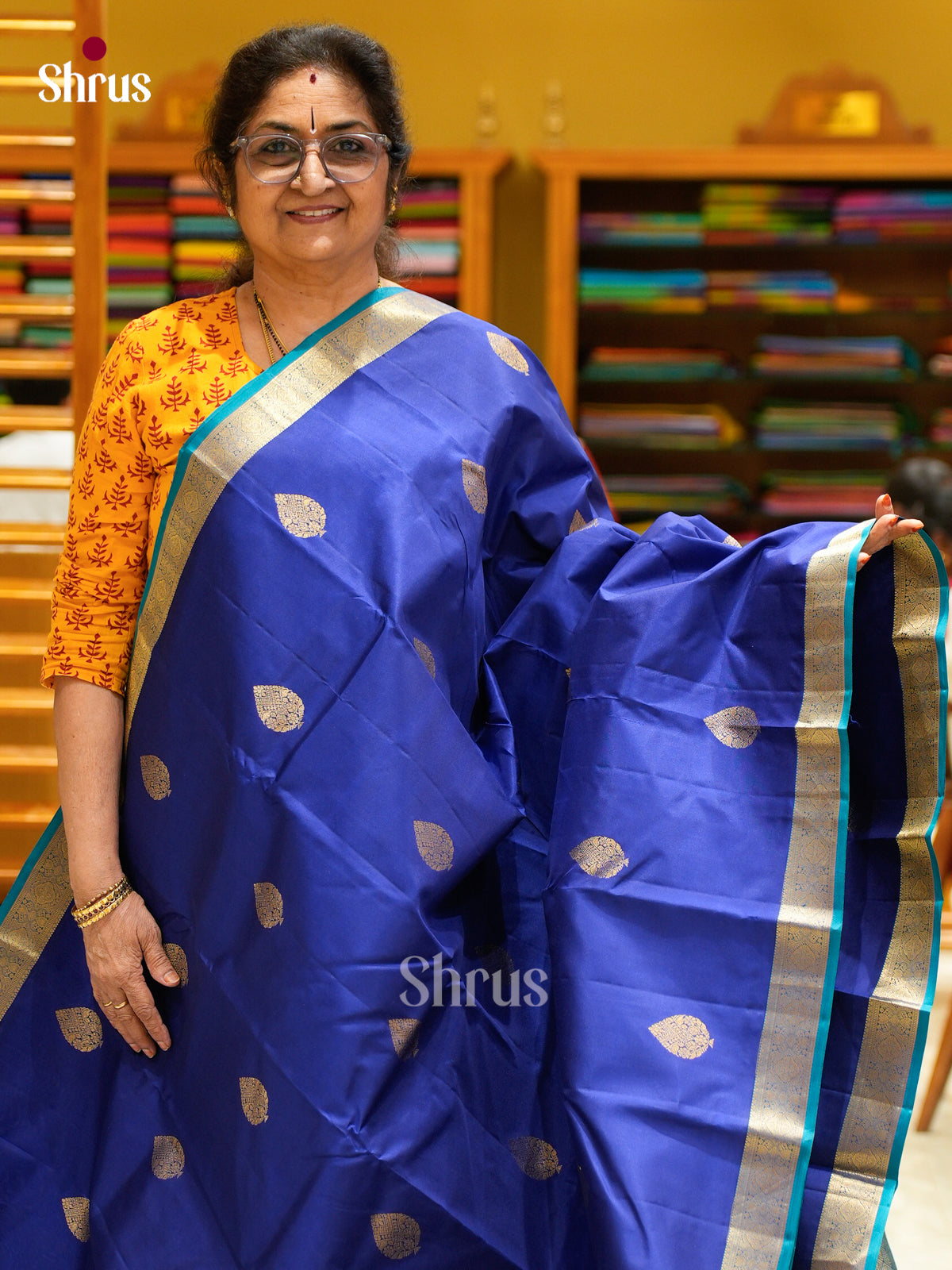 Kanchipuram silk Saree - EES27119 - Shop on Shrus.com