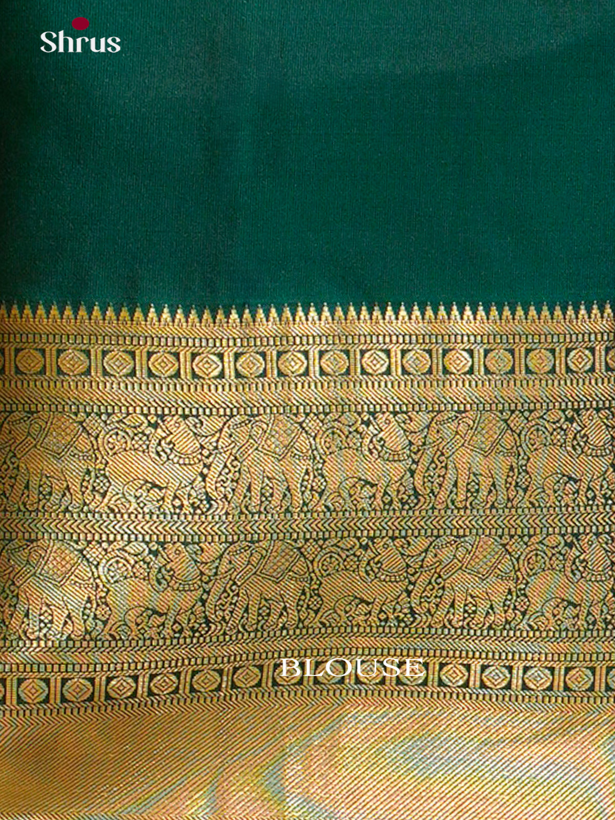 Kanchipuram silk Saree - EES27121 - Shop on Shrus.com