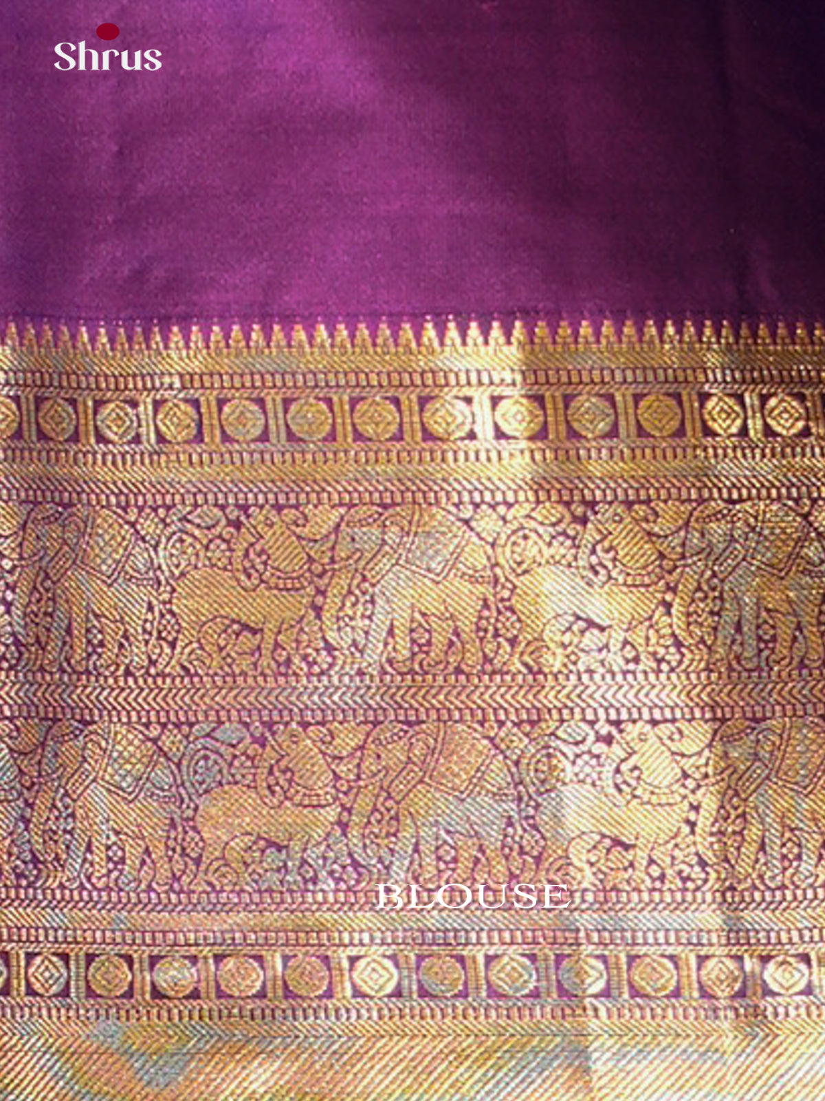 Kanchipuram silk Saree - EES27127 - Shop on Shrus.com