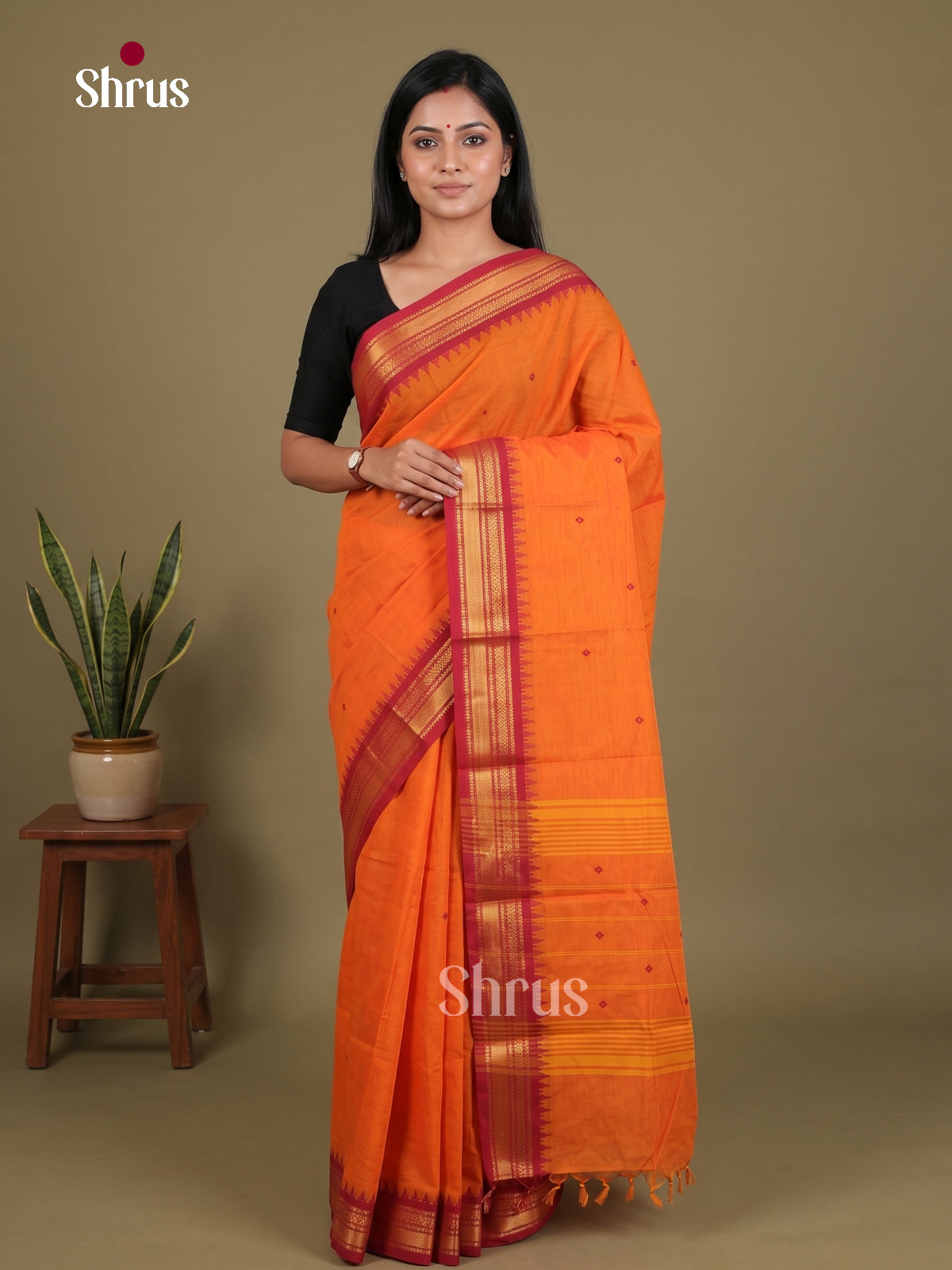 Chettinad Cotton Saree - EES27140