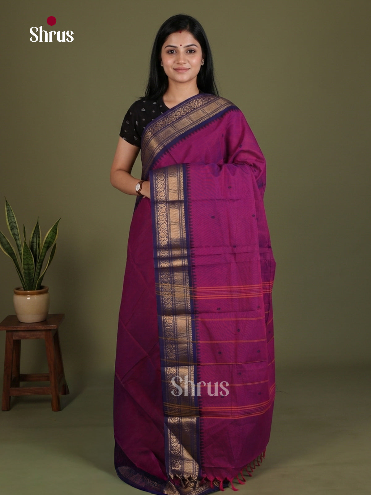 Chettinad Cotton Saree - EES27142
