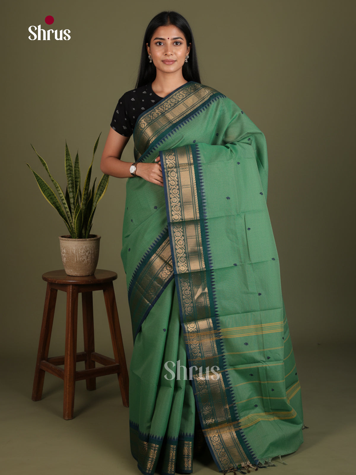 Chettinad Cotton Saree - EES27143