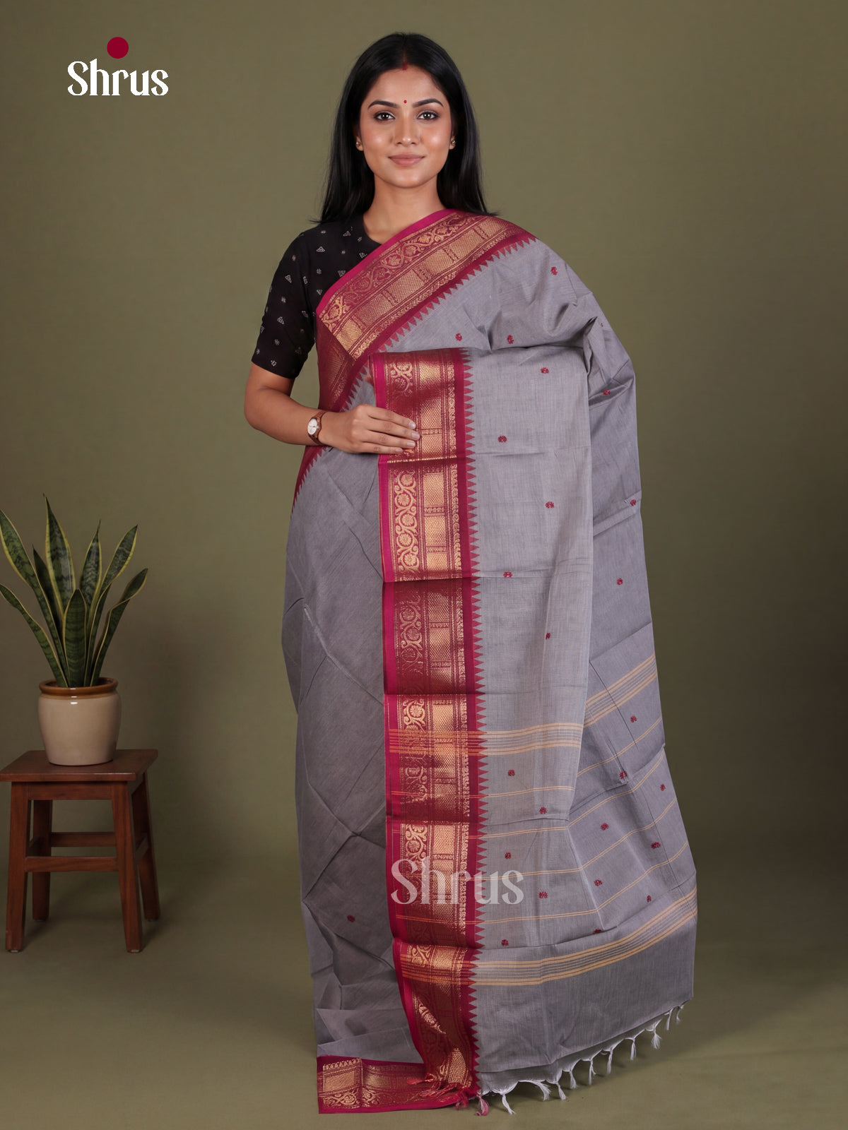 Chettinad Cotton Saree - EES27145