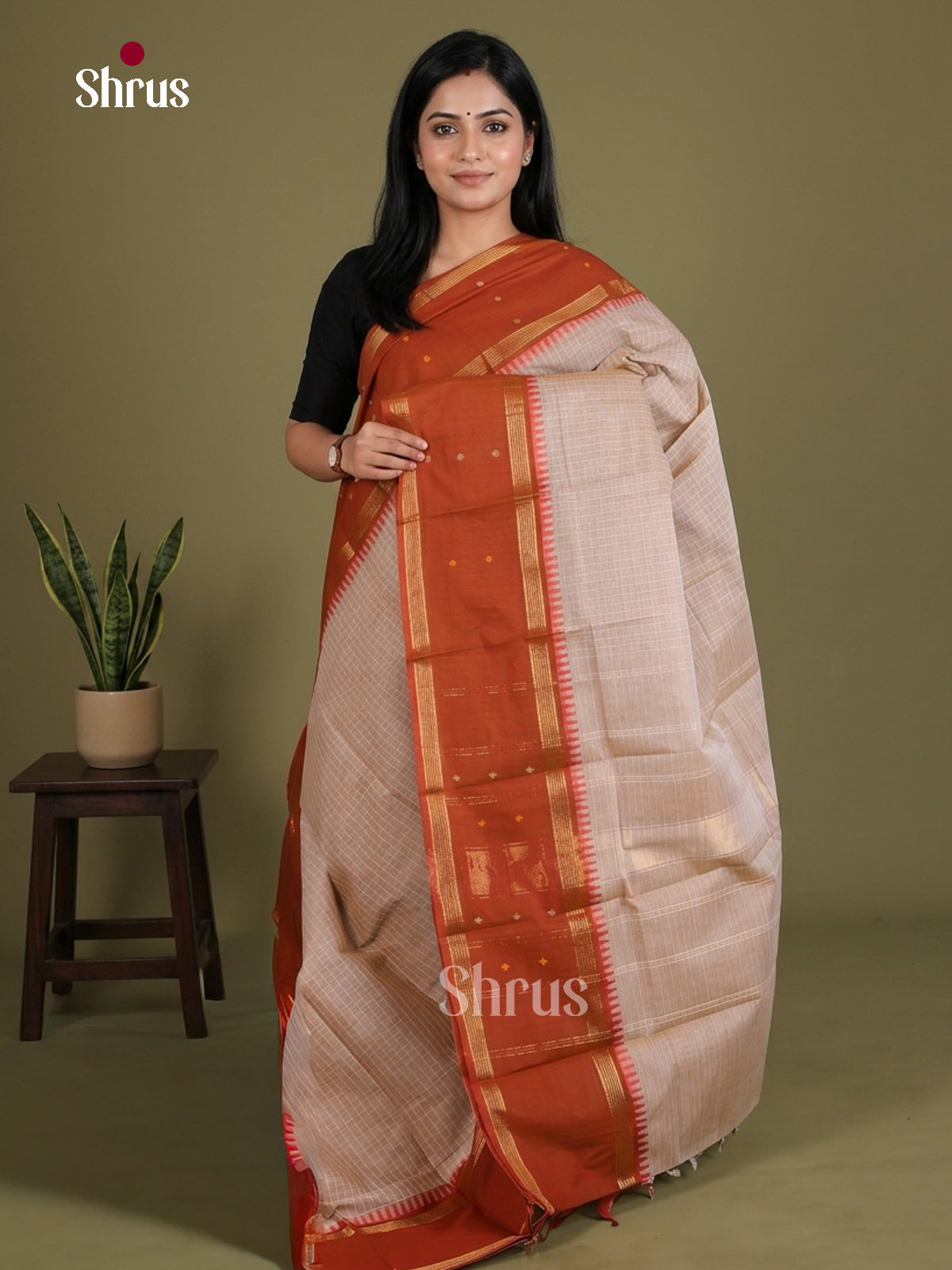 Chettinad Cotton Saree - EES27164