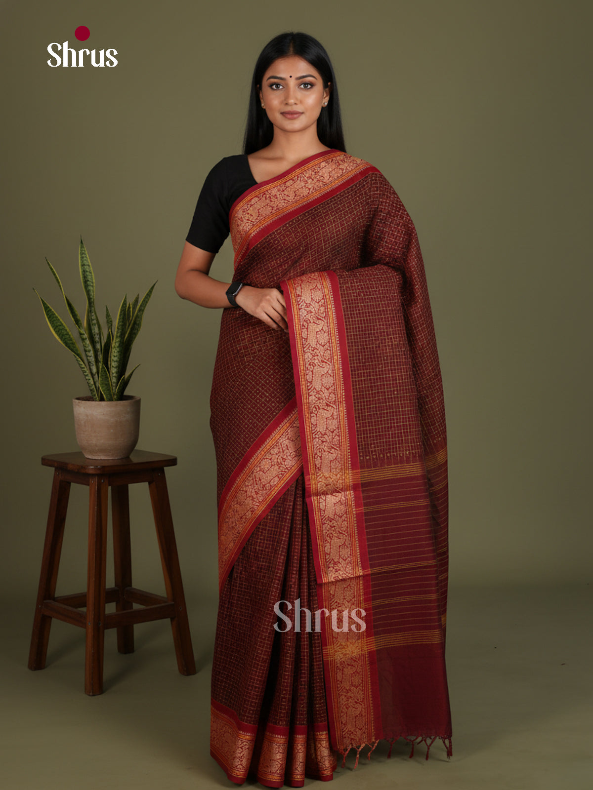 Chettinad Cotton Saree - EES27184