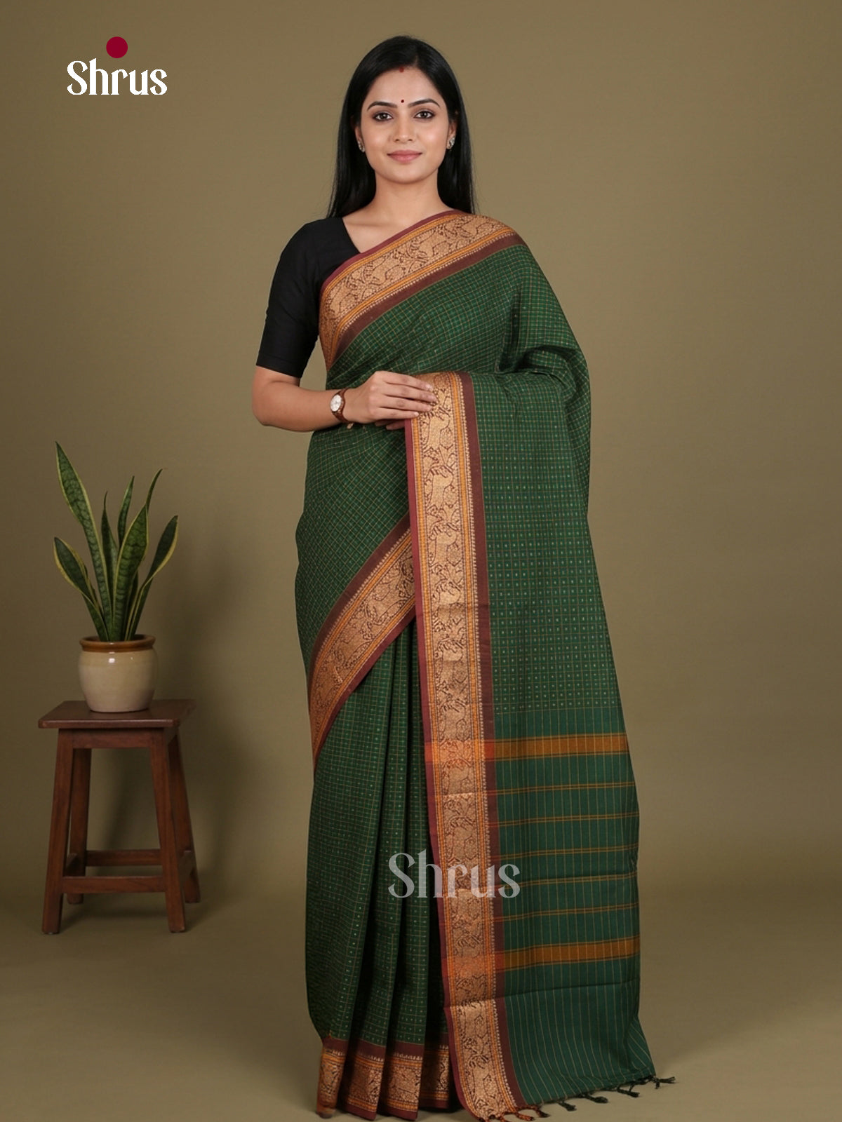 Chettinad Cotton Saree - EES27188