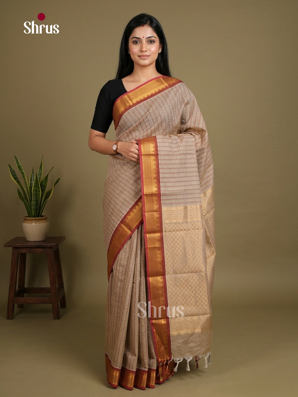 Chettinad Cotton Saree - EES27193