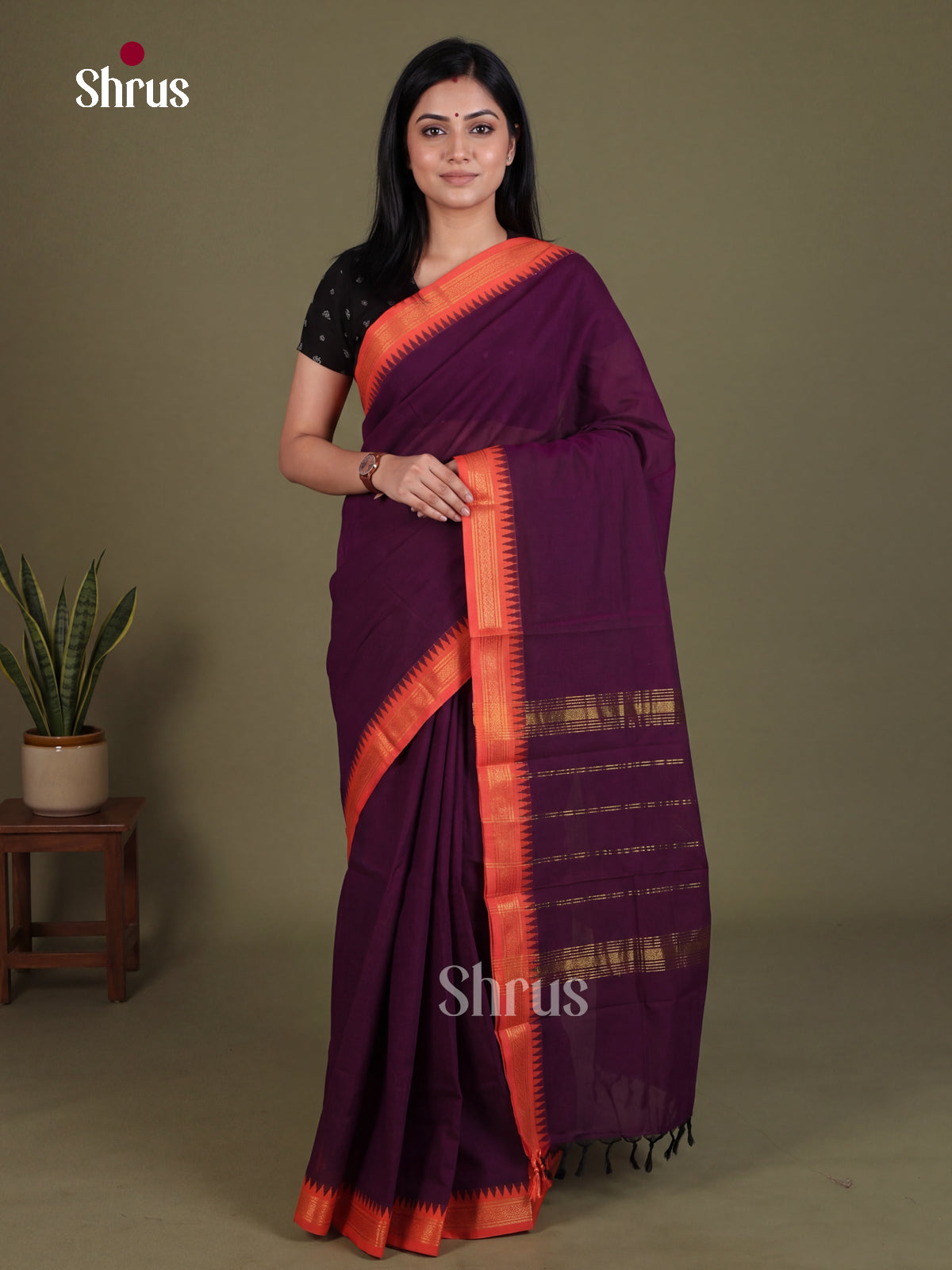 Chettinad Cotton Saree - EES27237