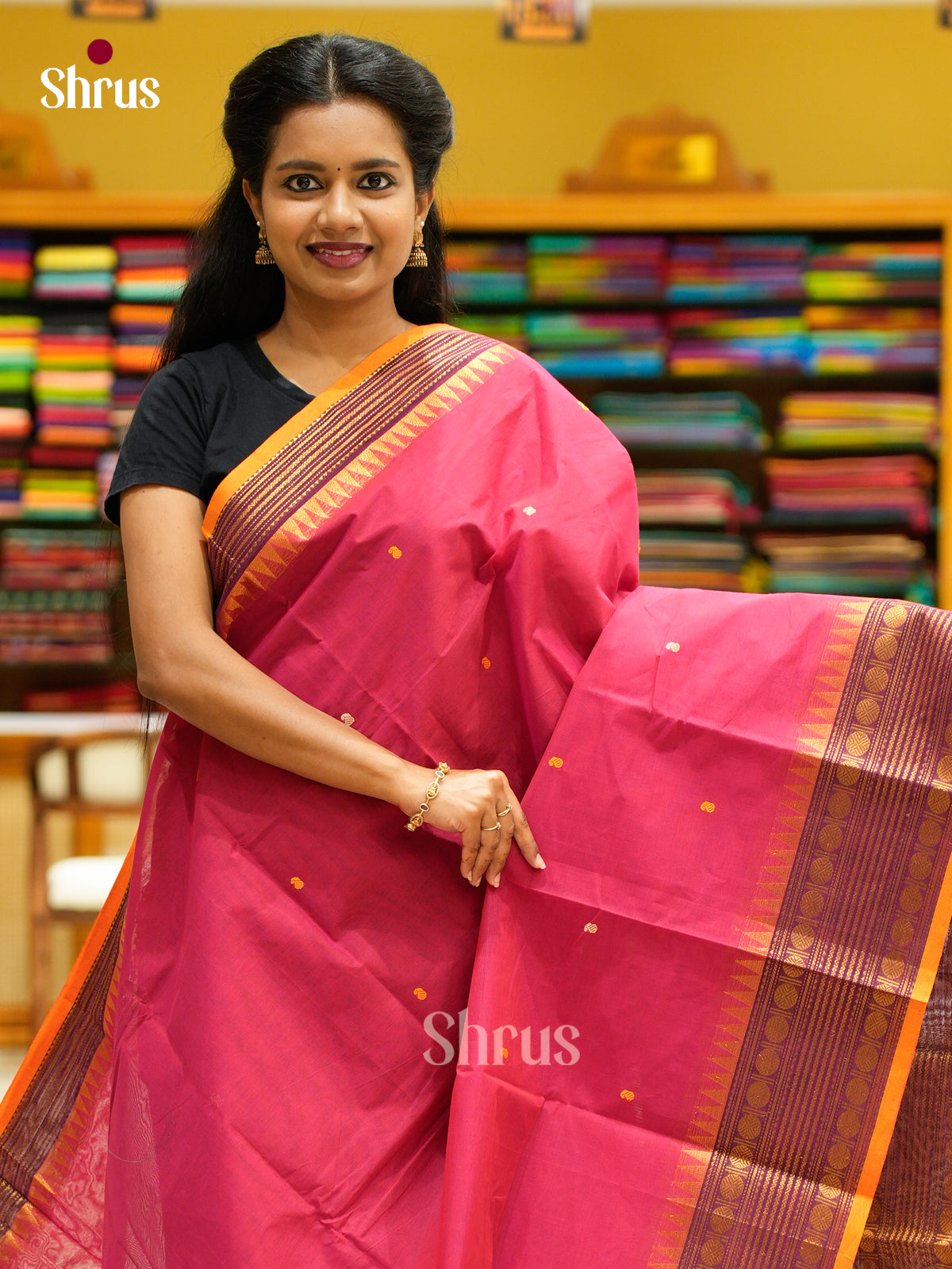 Chettinad Cotton Saree - EES27245 - Shop on Shrus.com