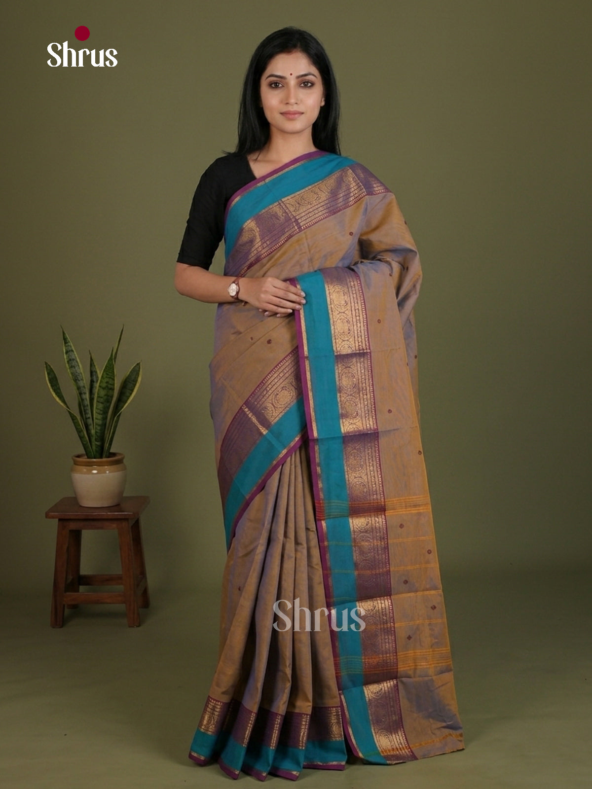 Chettinad Cotton Saree - EES28013