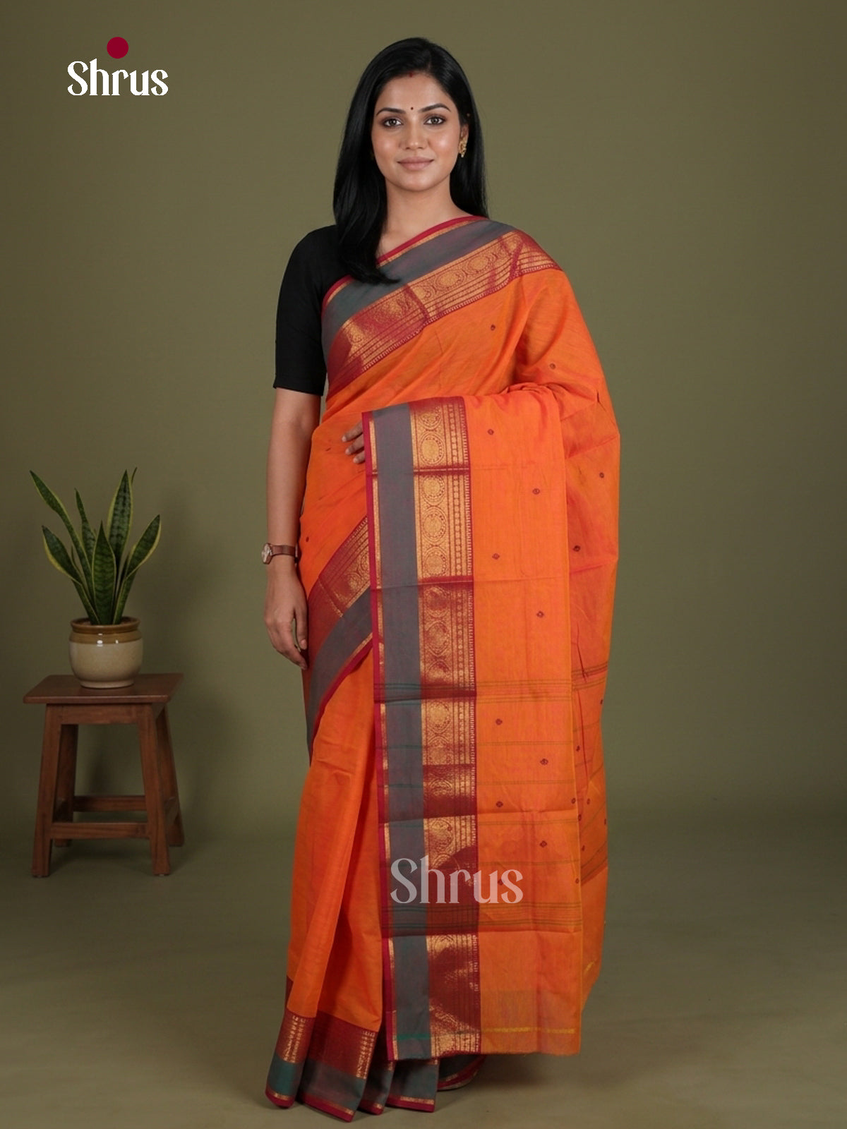 Chettinad Cotton Saree - EES28014
