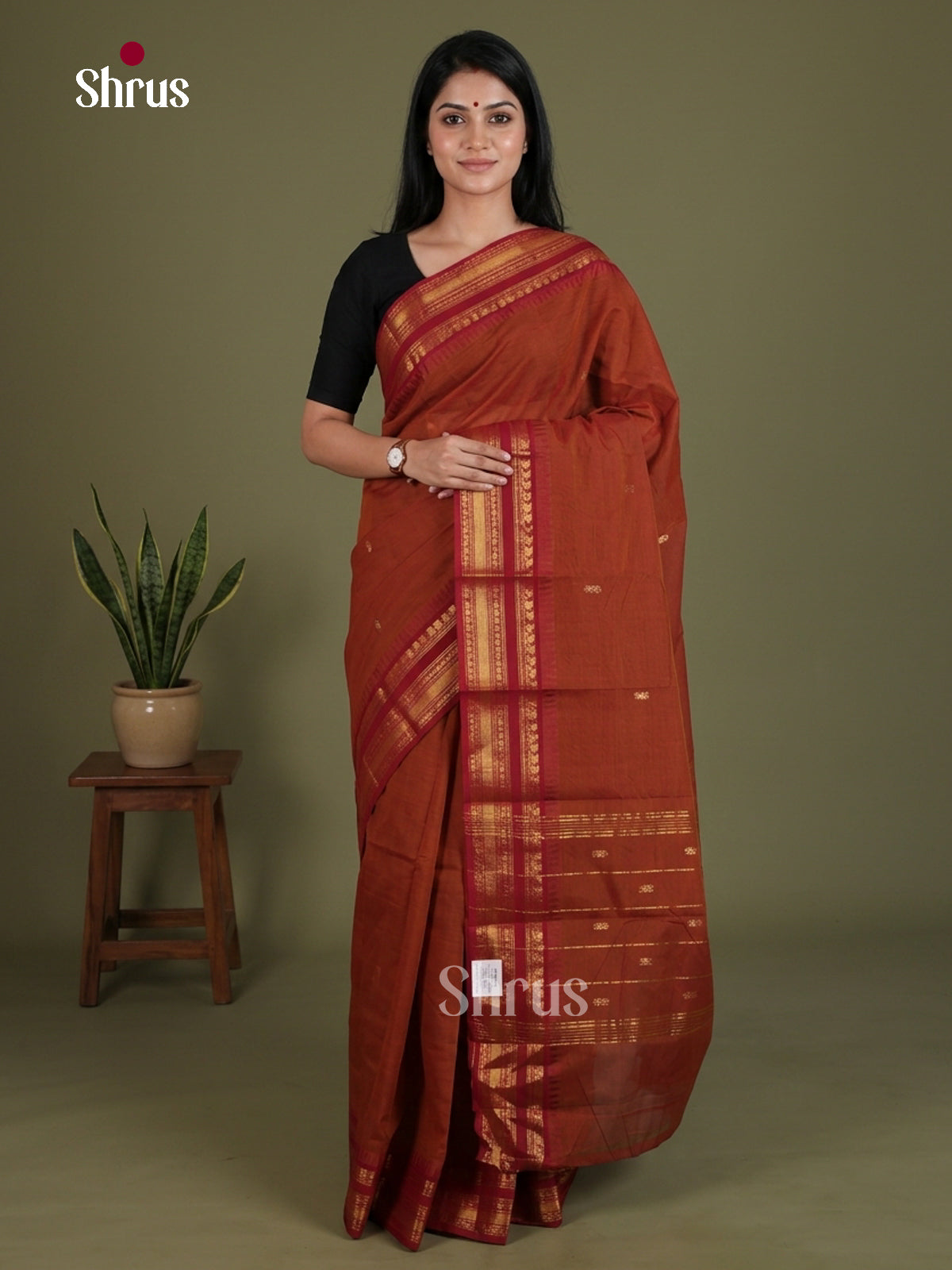 Chettinad Cotton Saree - EES28137