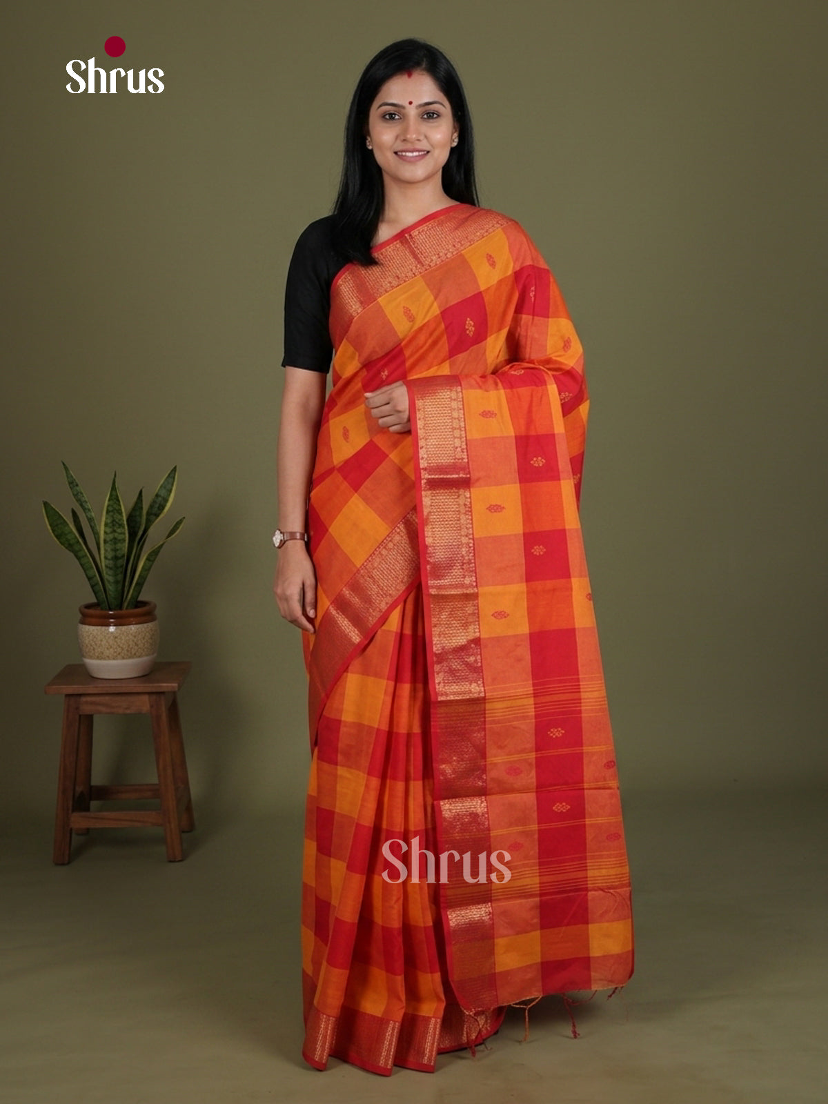 Chettinad Mix Cotton Saree - EES28173