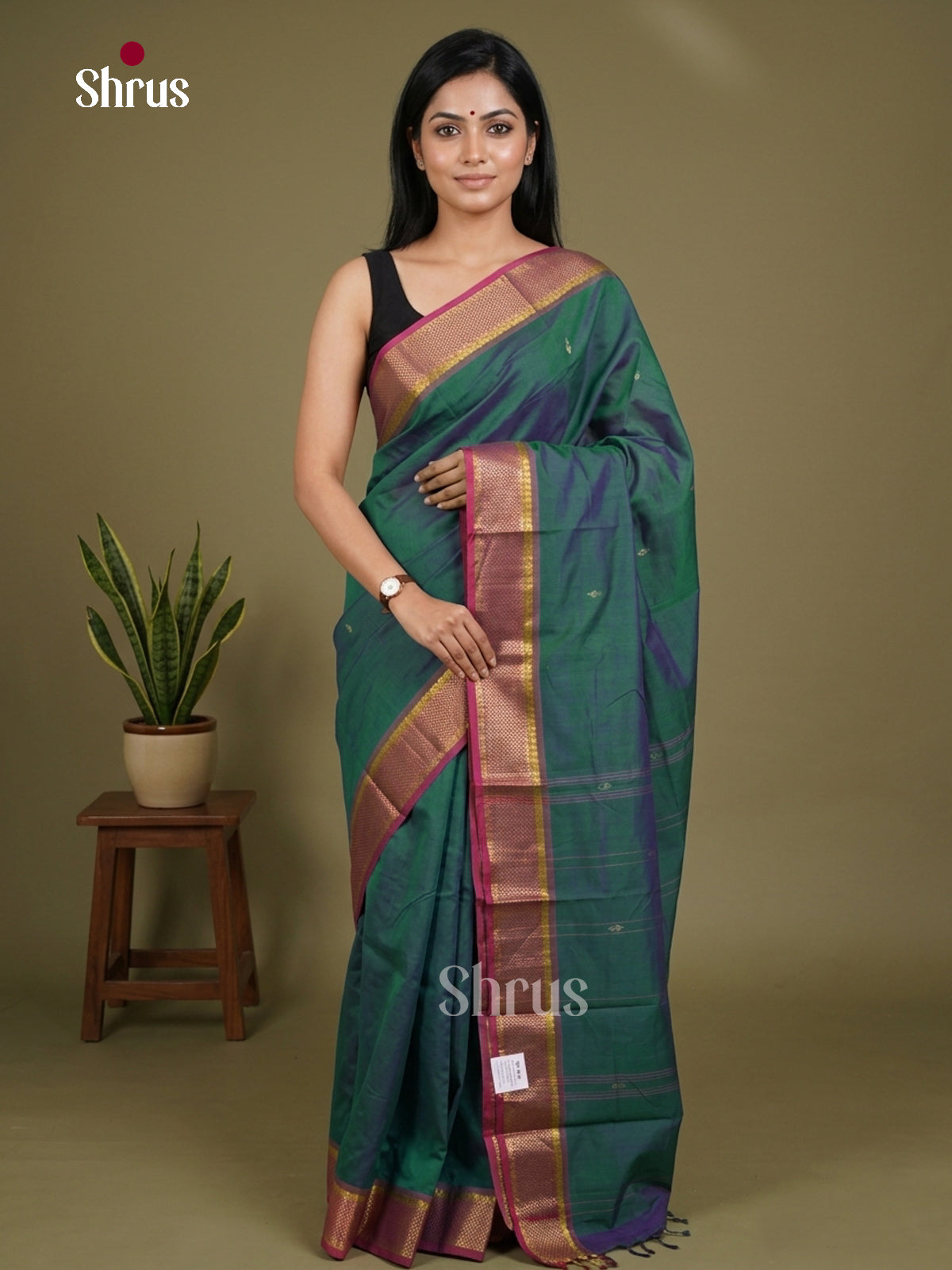 Chettinad Mix Cotton Saree - EES28182 - Shop on Shrus.com