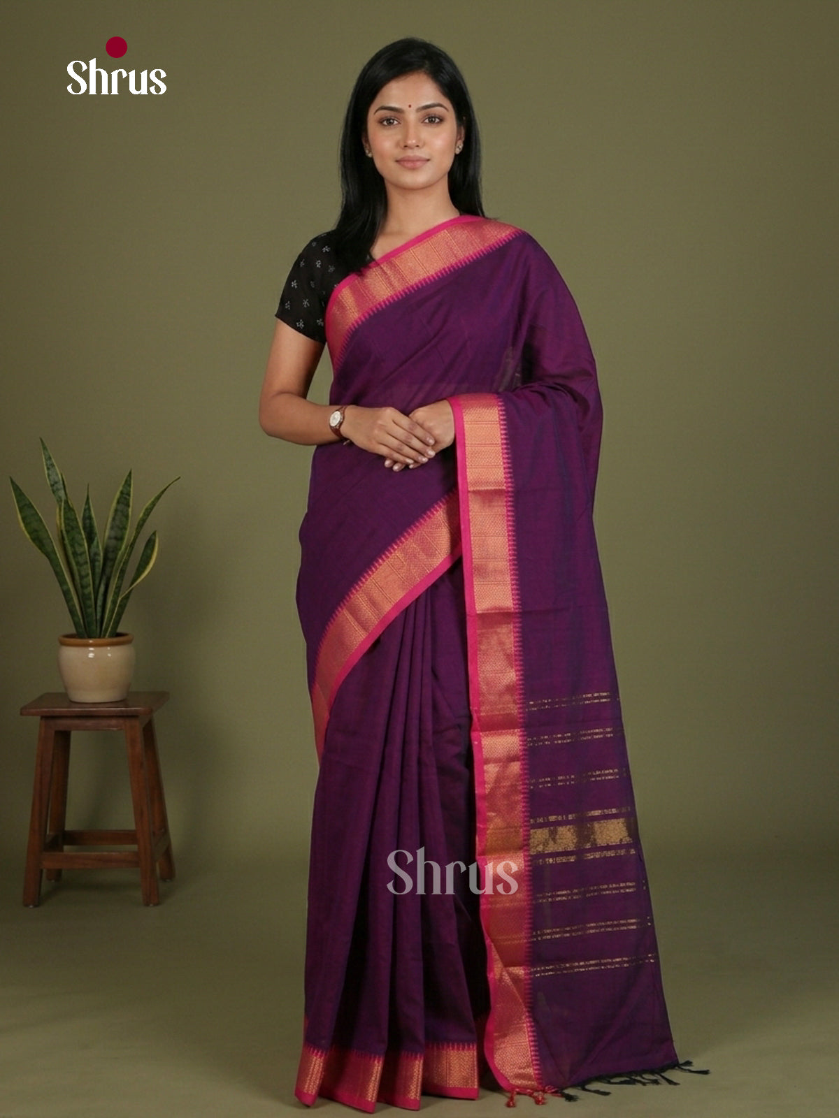 Chettinad Cotton Saree - EES28192