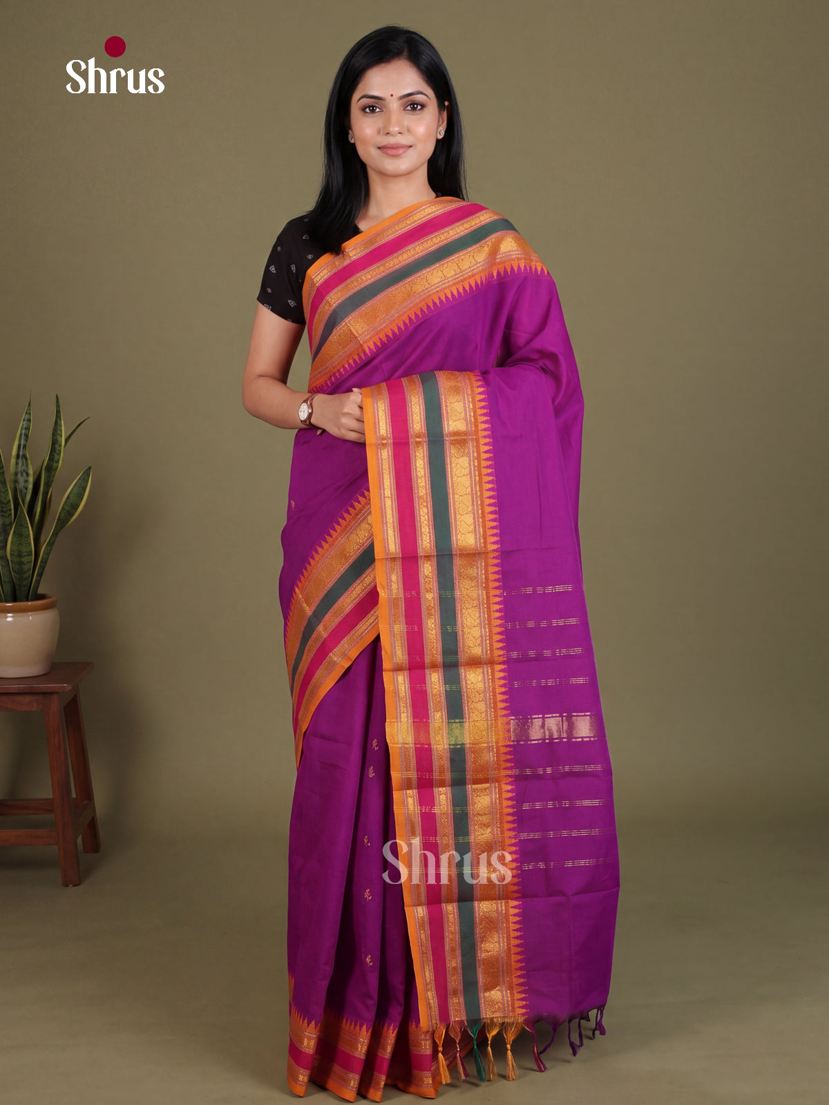 Chettinad Cotton Saree - EES28198