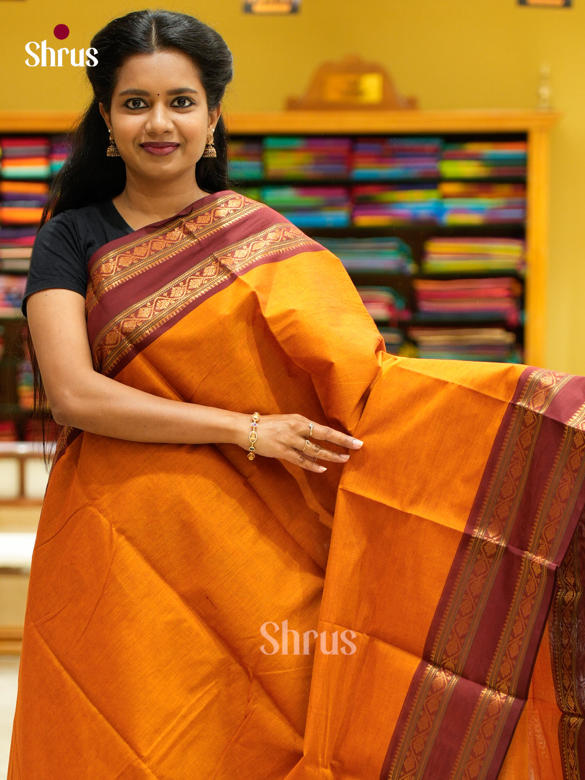 Chettinad Cotton Saree - EES29007 - Shop on Shrus.com