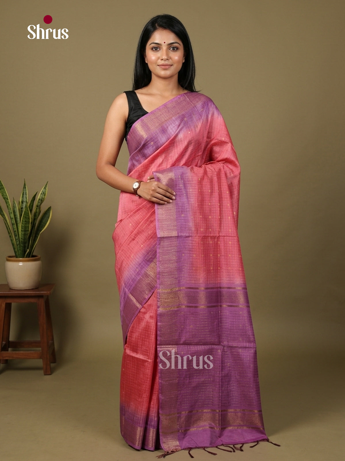 Semi Tussar Saree - EES29018