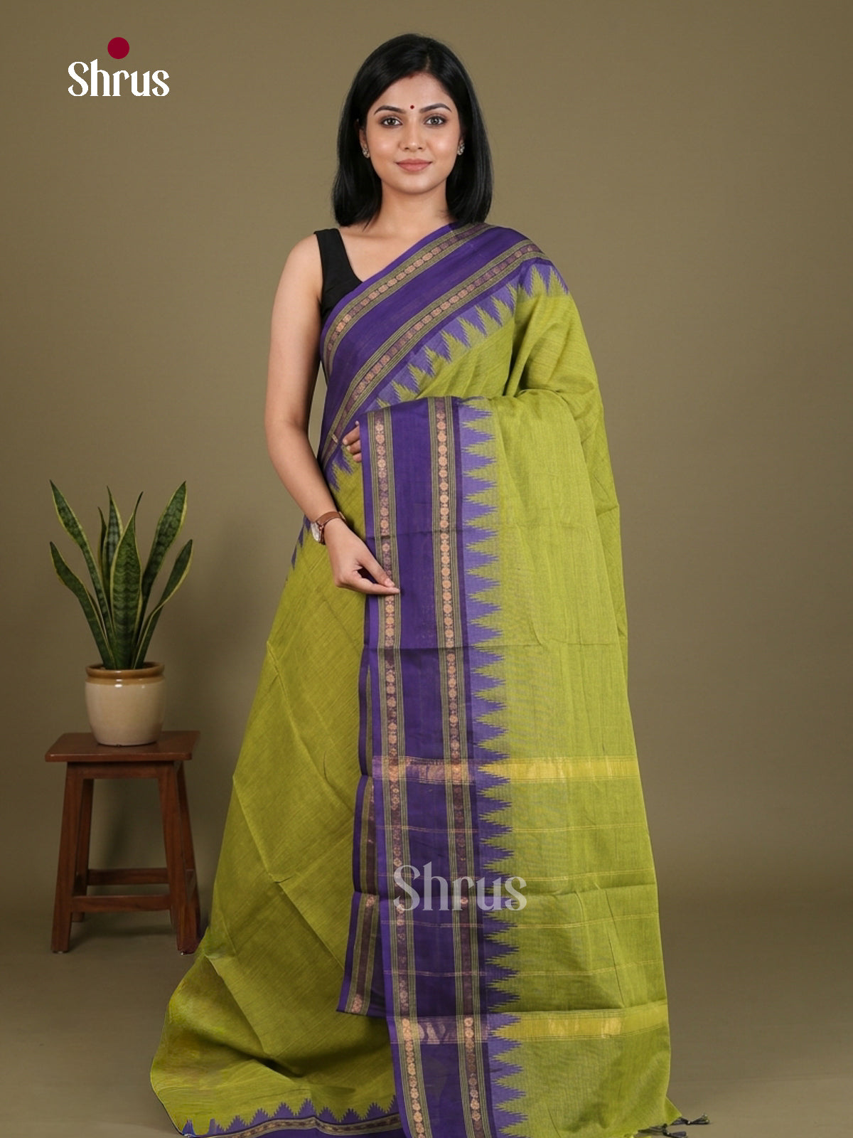 Chettinad Cotton Saree - EES29028 - Shop on Shrus.com
