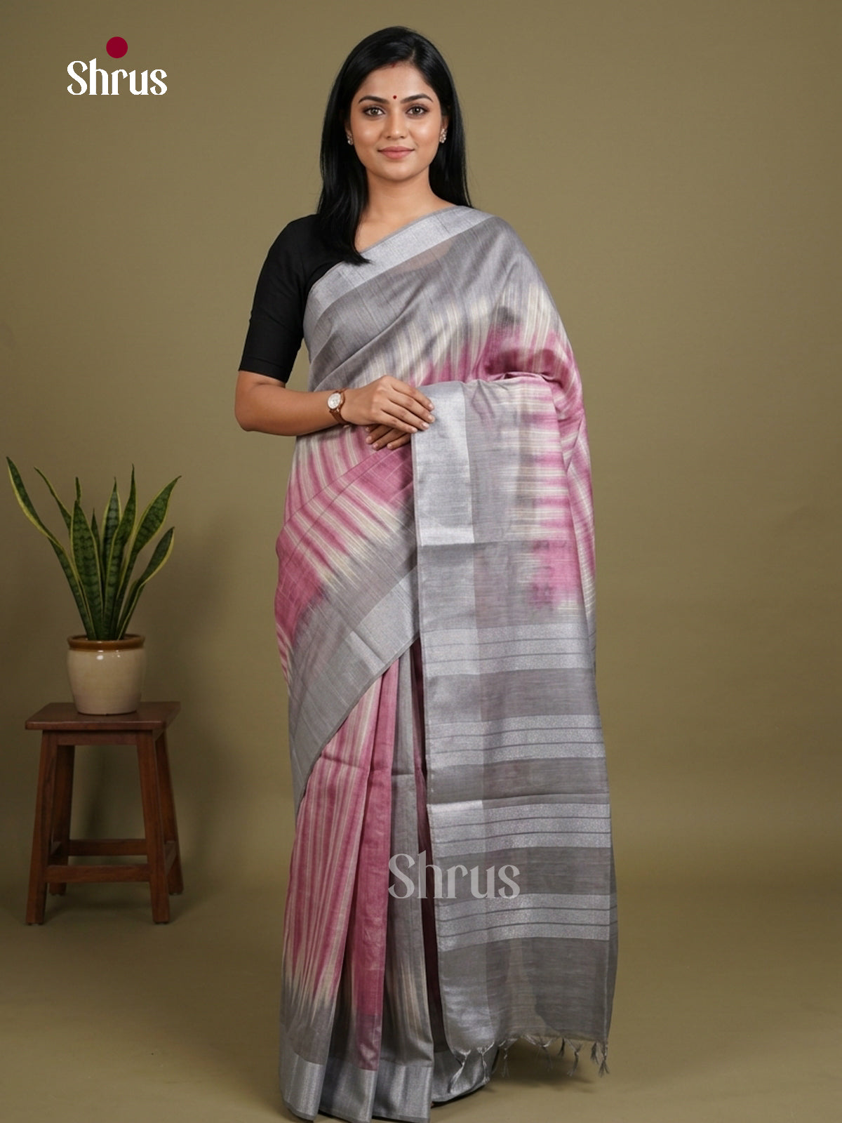 Shibori Saree - EES29036 - Shop on Shrus.com