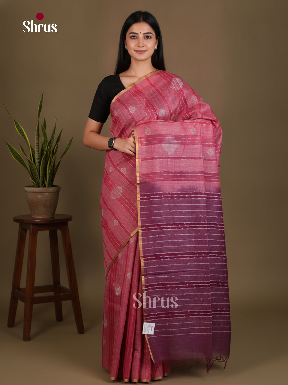 Shibori Saree - EES29042 - Shop on Shrus.com