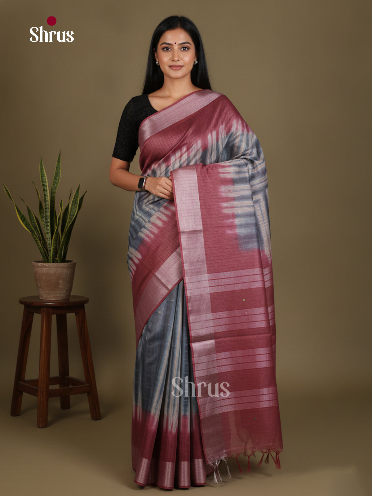 Shibori Saree - EES29050 - Shop on Shrus.com