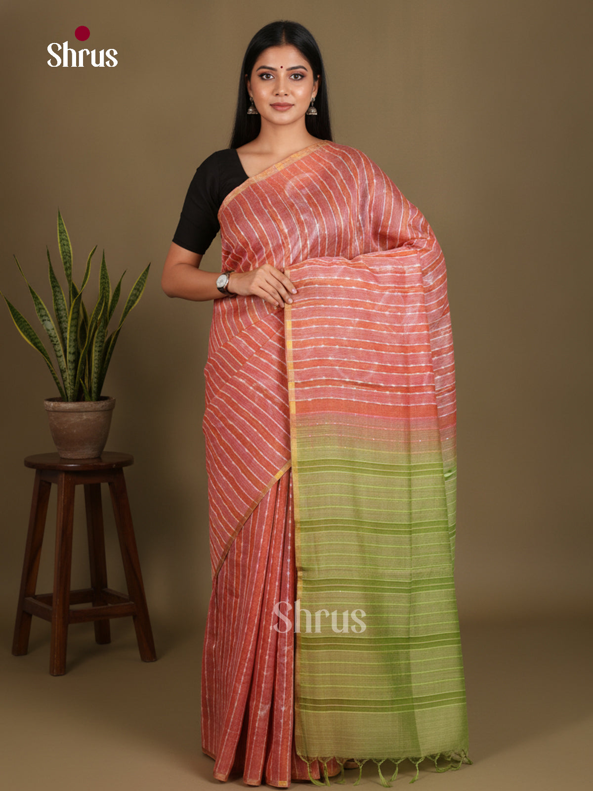 Shibori Saree - EES29064 - Shop on Shrus.com