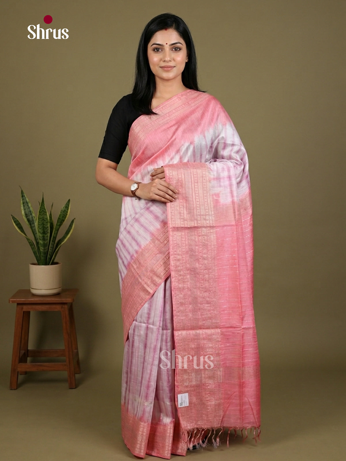 Shibori Saree - EES29486 - Shop on Shrus.com