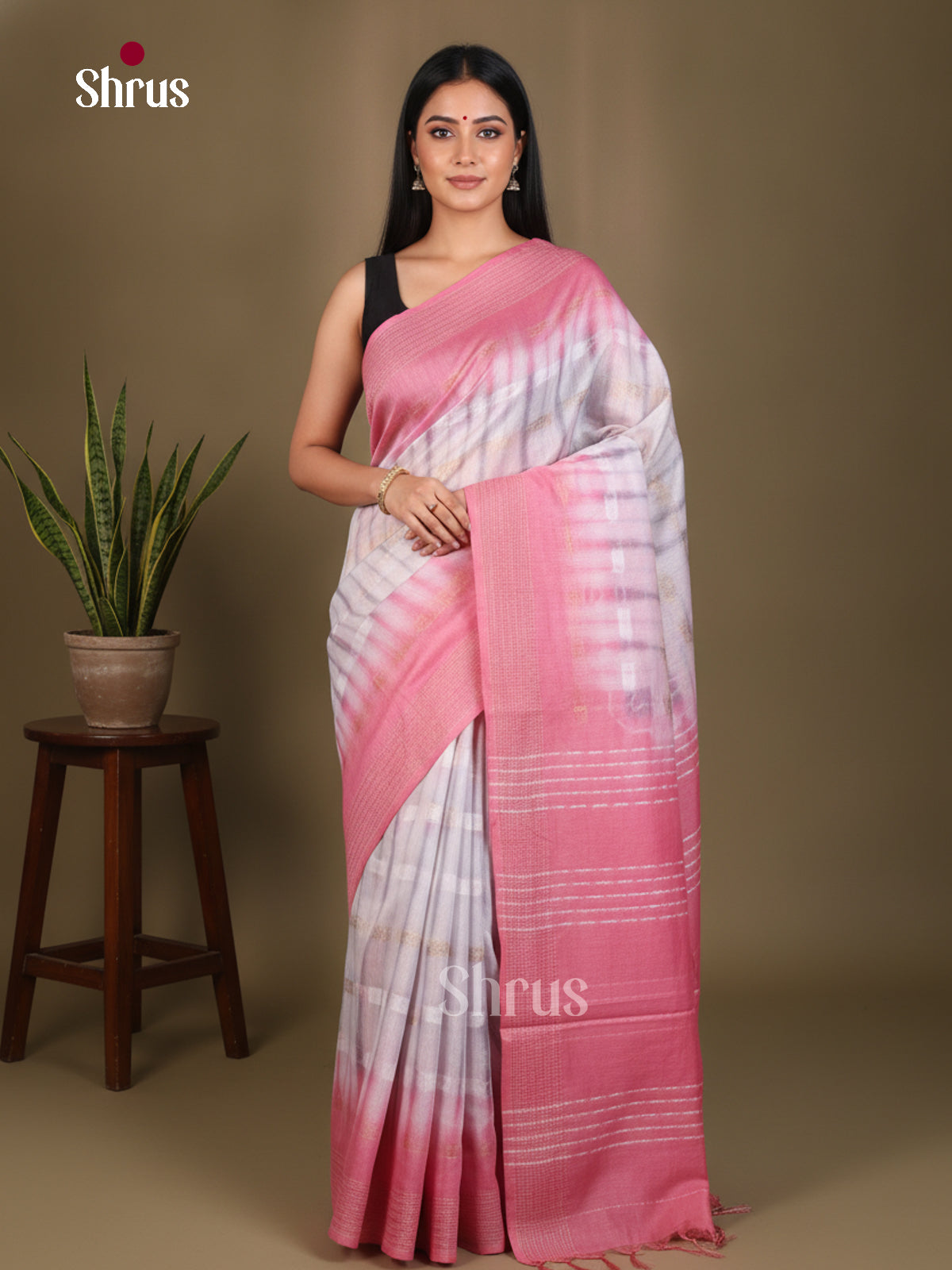 Shibori Saree - EES29514 - Shop on Shrus.com