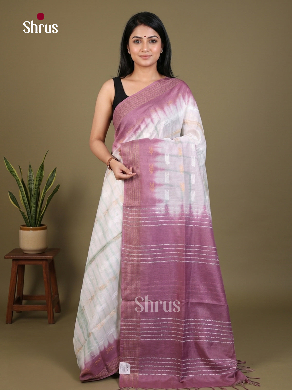 Shibori Saree - EES29518 - Shop on Shrus.com