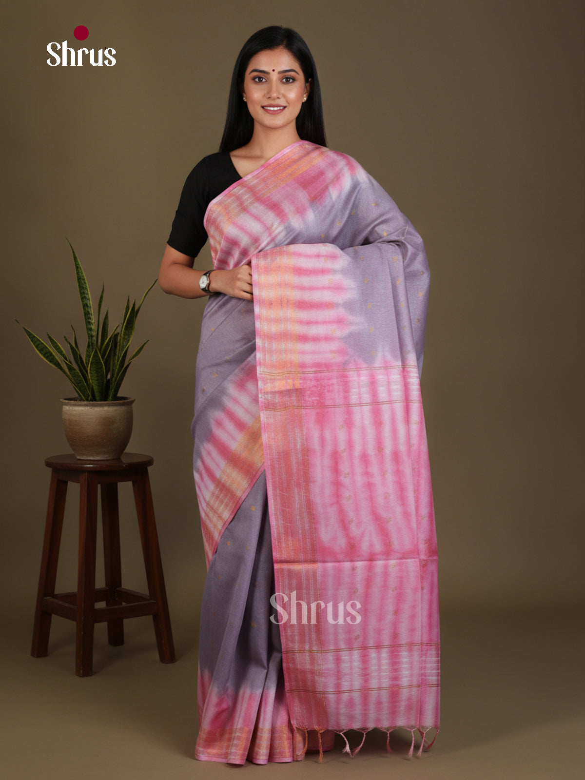 Shibori Saree - EES29522 - Shop on Shrus.com