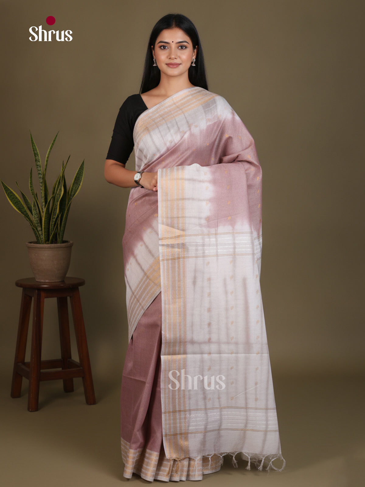 Shibori Saree - EES29523 - Shop on Shrus.com