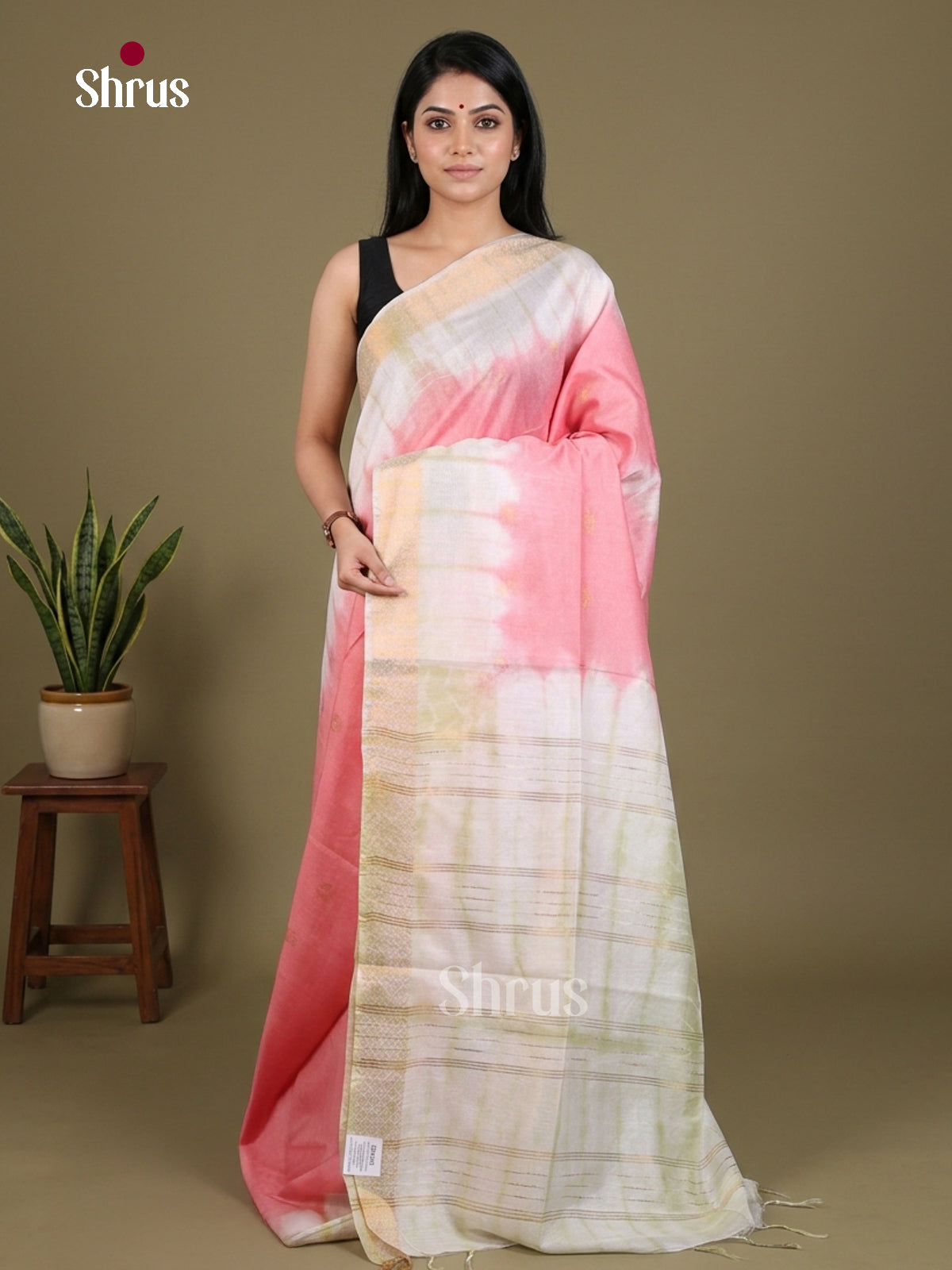 Shibori Saree - EES29577 - Shop on Shrus.com