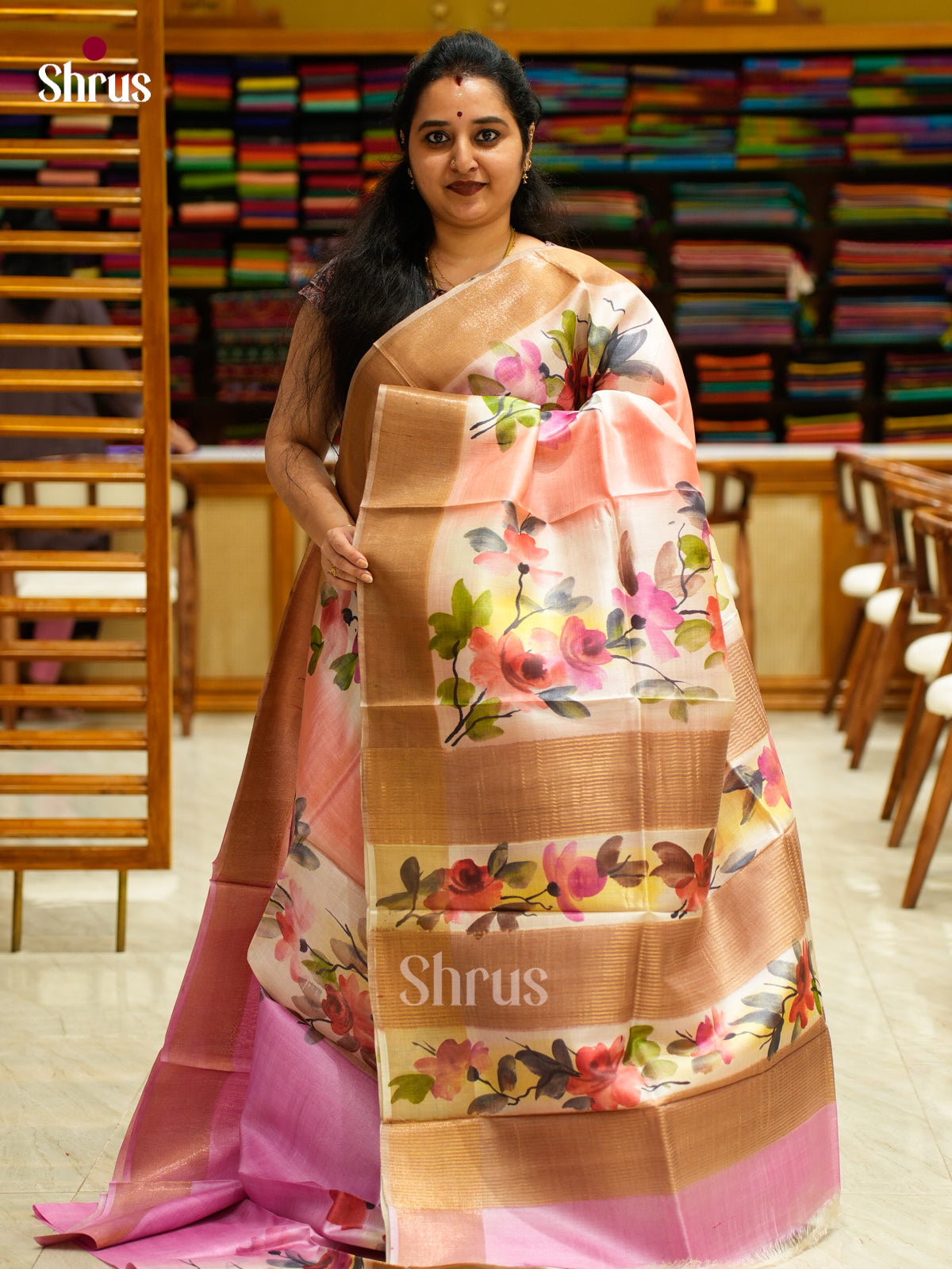 Tussar Saree - EES30112 - Shop on Shrus.com