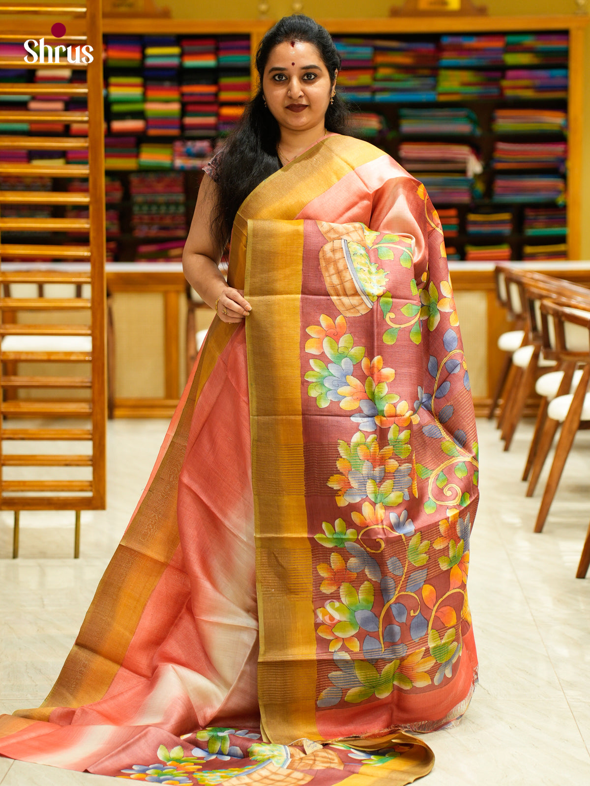 Tussar Saree - EES30144 - Shop on Shrus.com