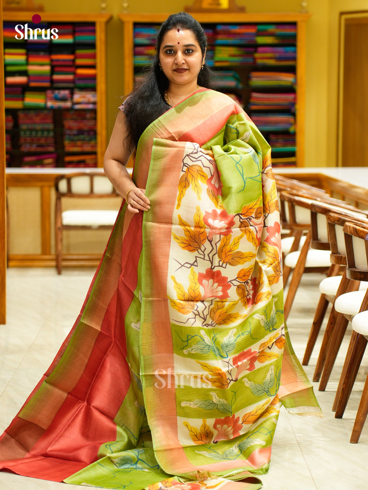 Tussar Saree - EES30145 - Shop on Shrus.com