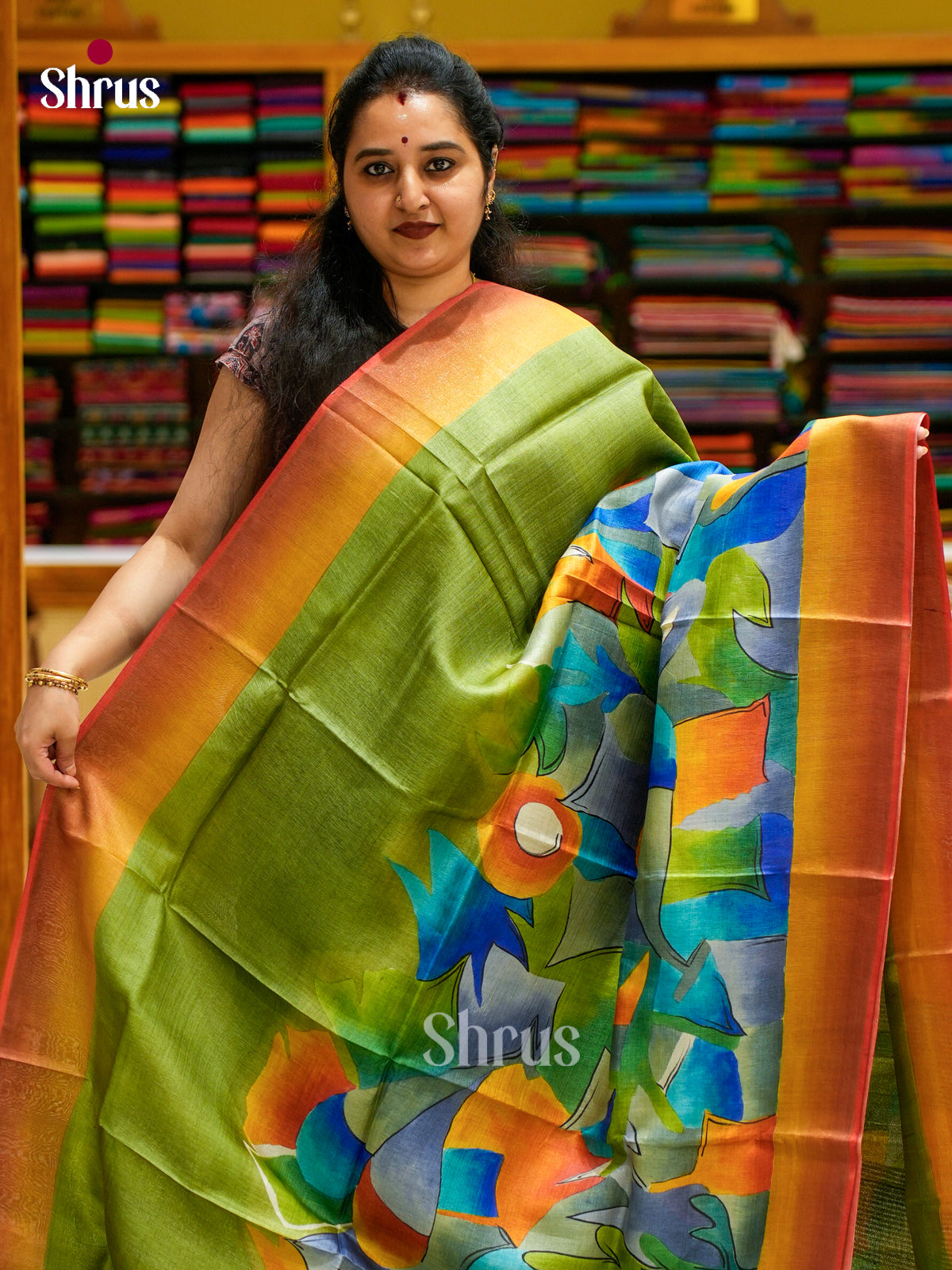 Tussar Saree - EES30146 - Shop on Shrus.com