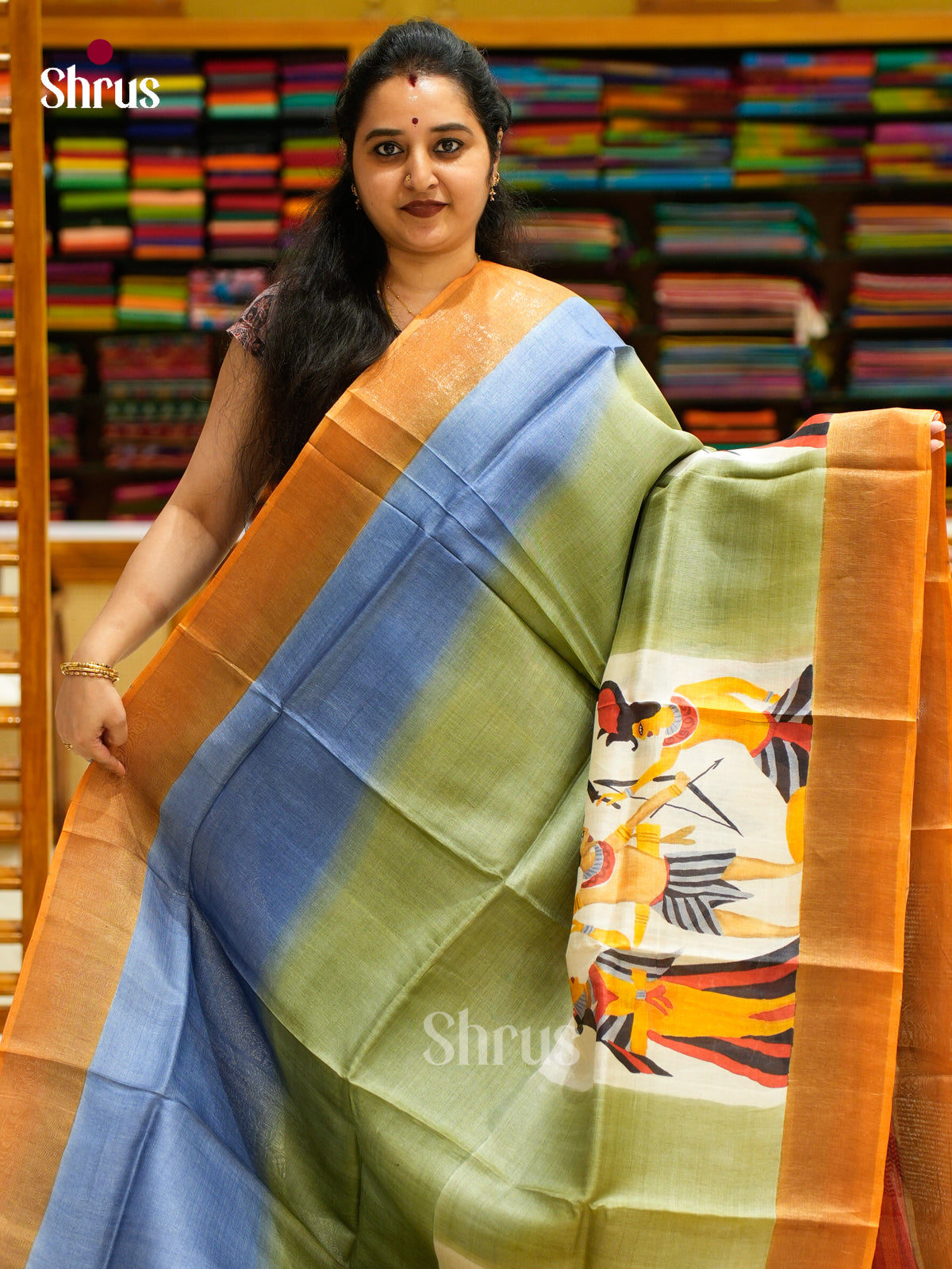 Tussar Saree - EES30158 - Shop on Shrus.com