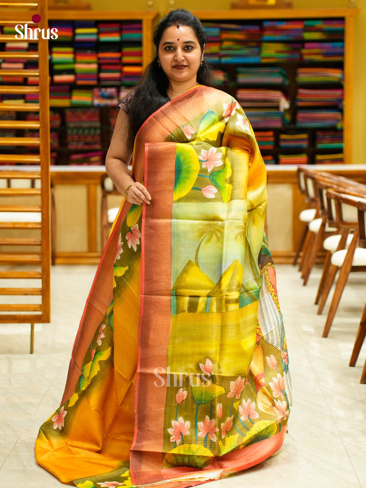 Tussar Saree - EES30197 - Shop on Shrus.com