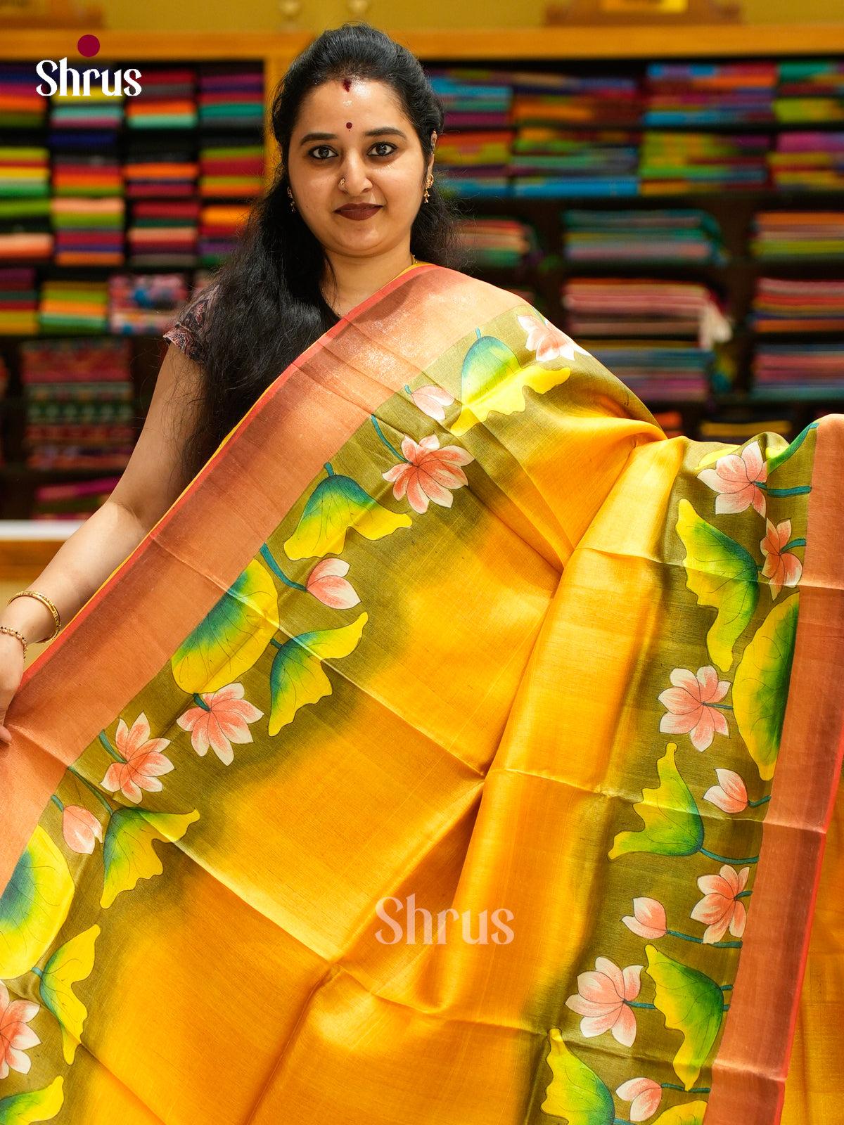 Tussar Saree - EES30197 - Shop on Shrus.com