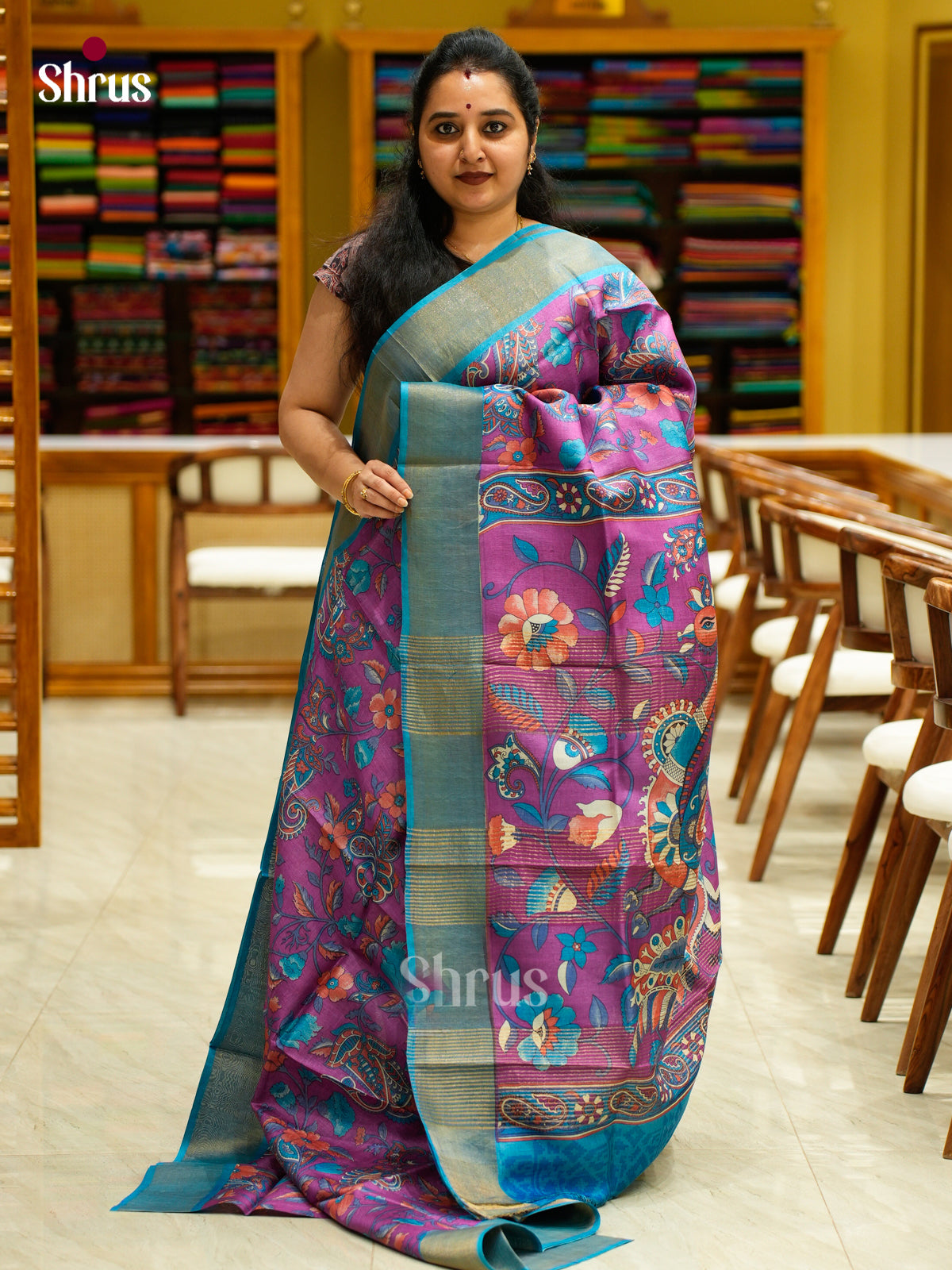 Tussar Saree - EES30209 - Shop on Shrus.com