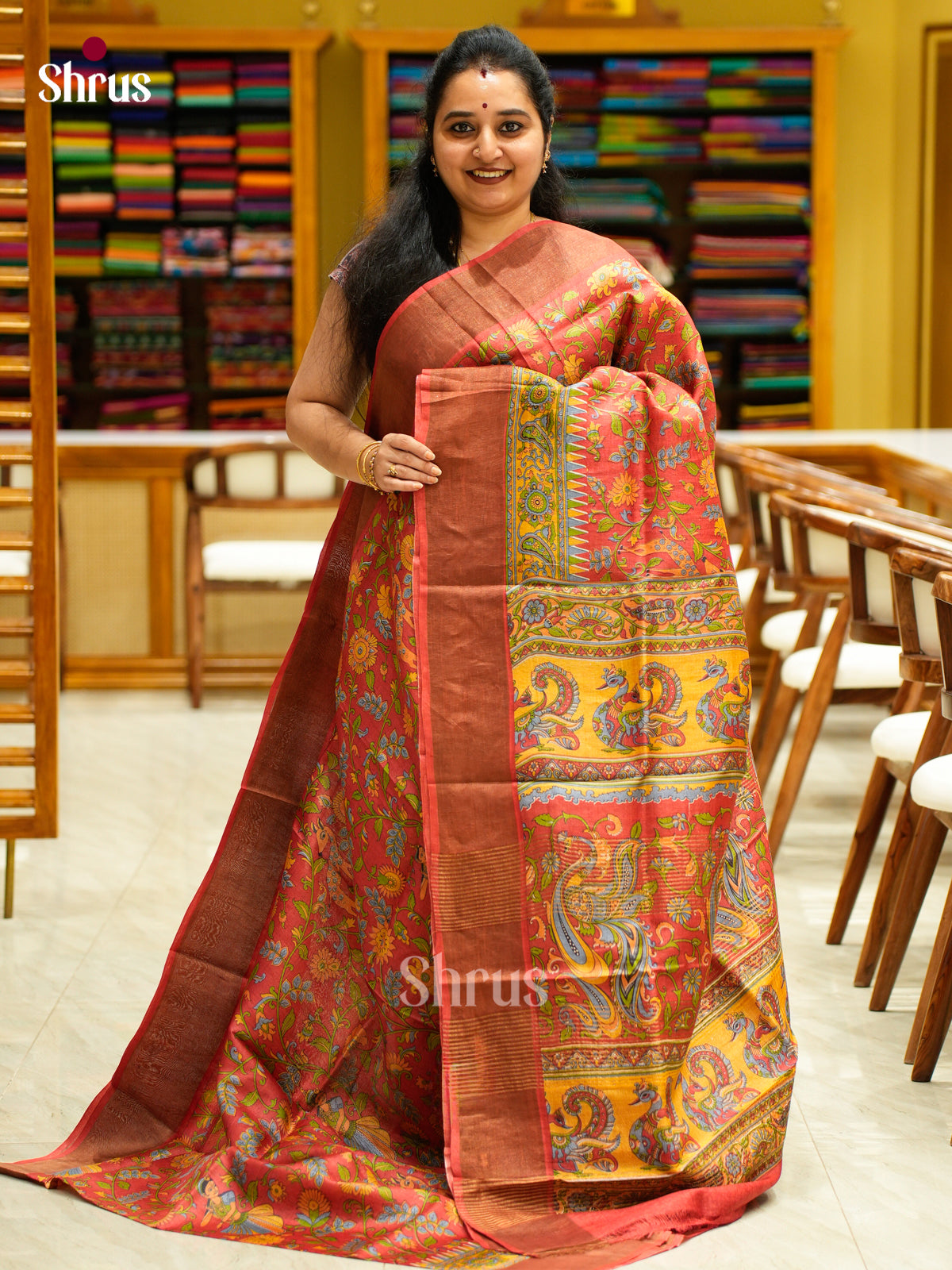 Tussar Saree - EES30215 - Shop on Shrus.com