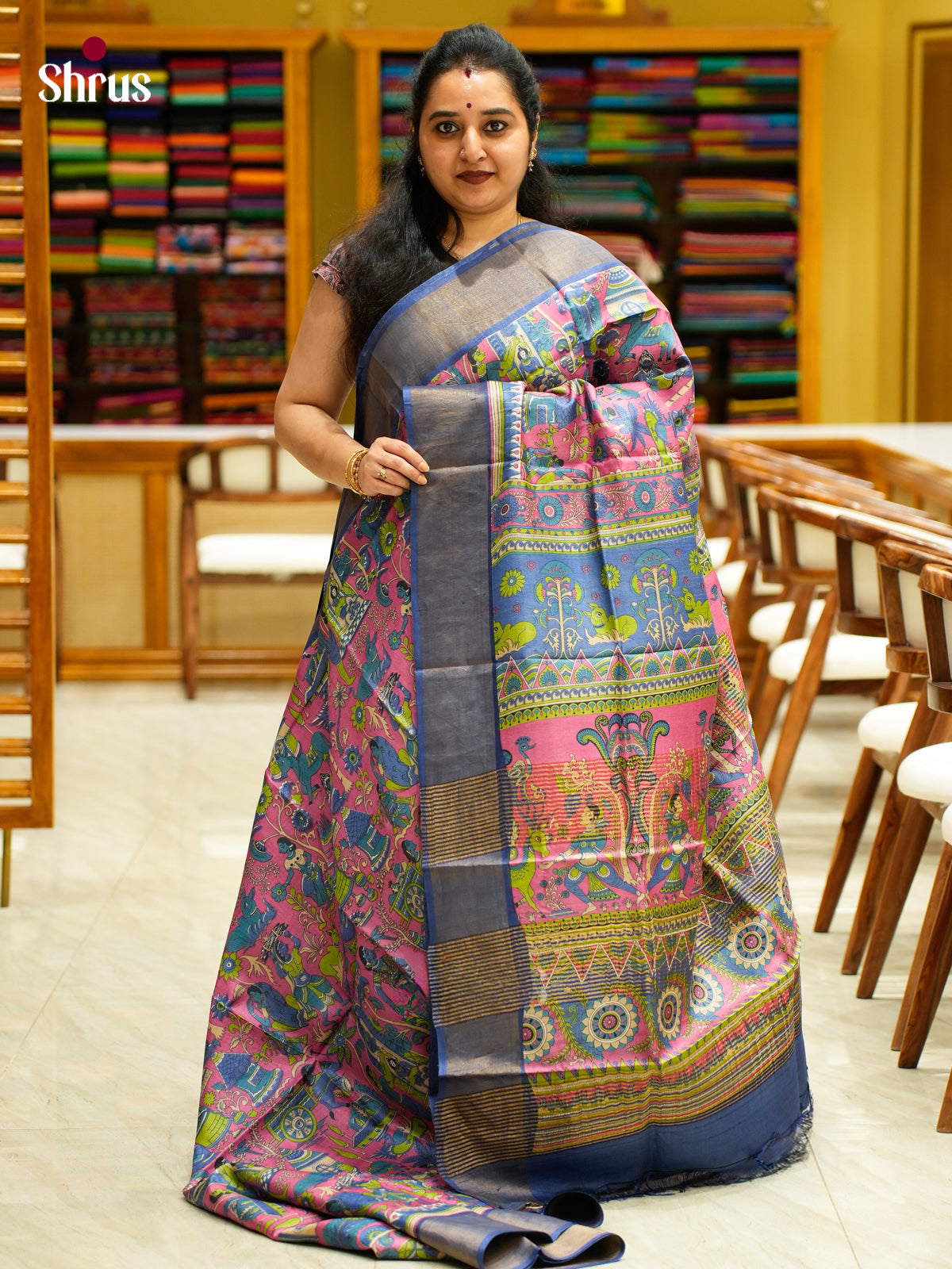 Tussar Saree - EES30216 - Shop on Shrus.com